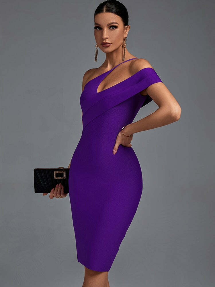 2024 Y2K Aesthetic Bodycon Cutout Dress - Sexy Summer Club Outfit for Trendy Vibes