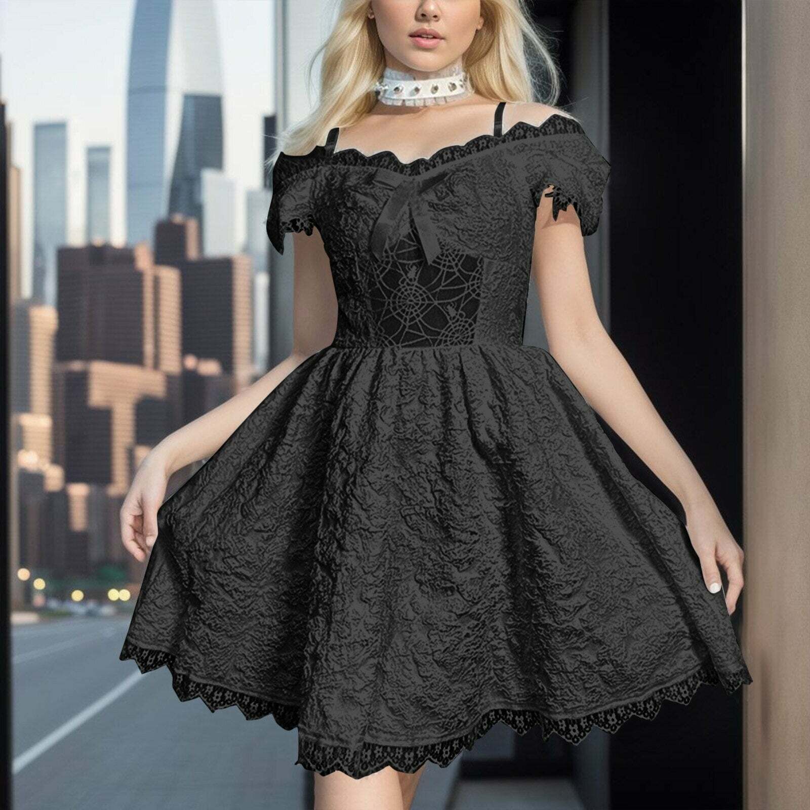 2024 Y2K Sexy Gothic Harajuku Mini Dress - Grunge Aesthetic Party Outfit