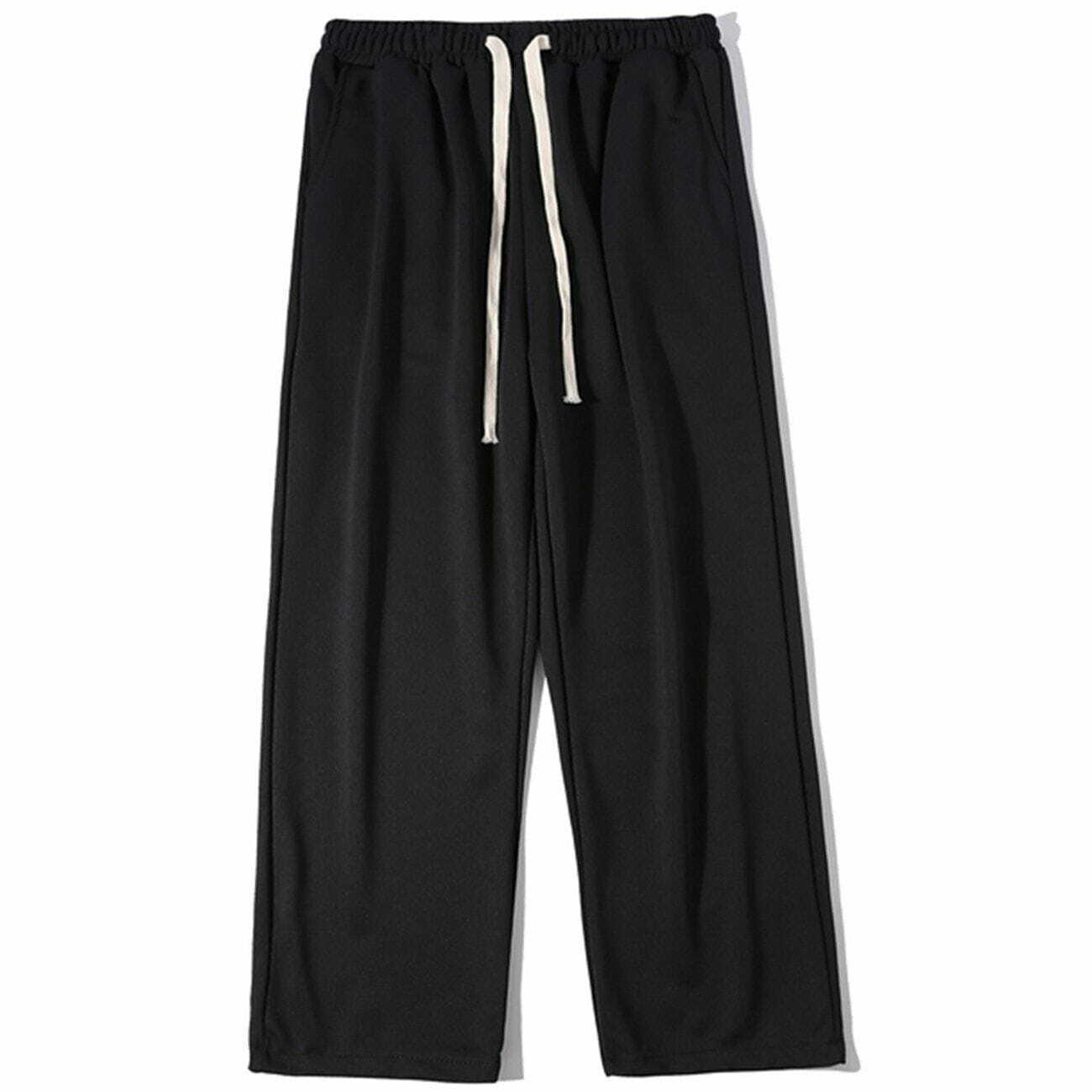 Comfy Solid Color Sweatpants for Y2K Fashion, Grunge Aesthetic, and Cozy Outfits