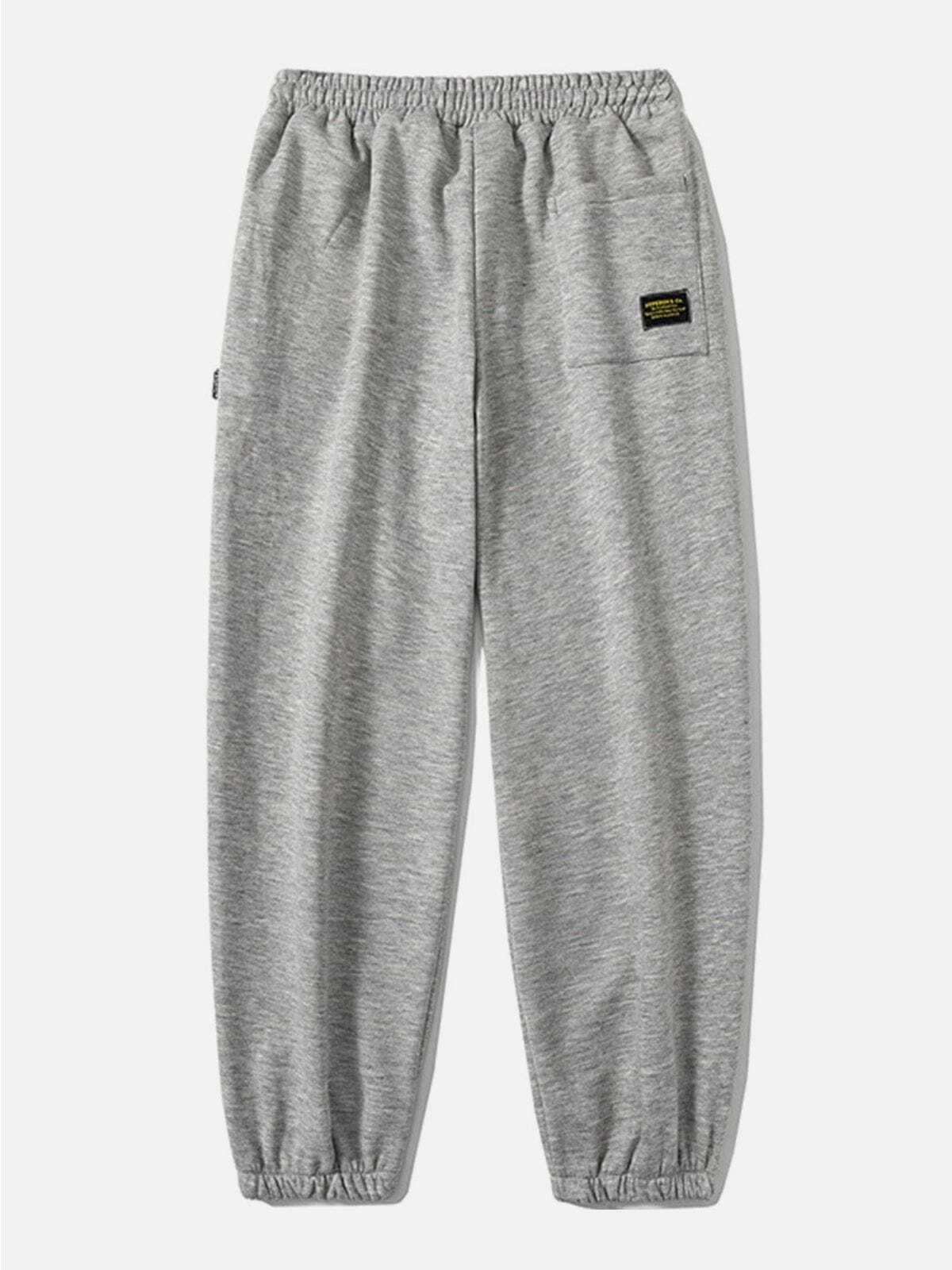 Comfy Solid Color Sweatpants for Y2K Fashion, Grunge Aesthetic, and Cozy Outfits