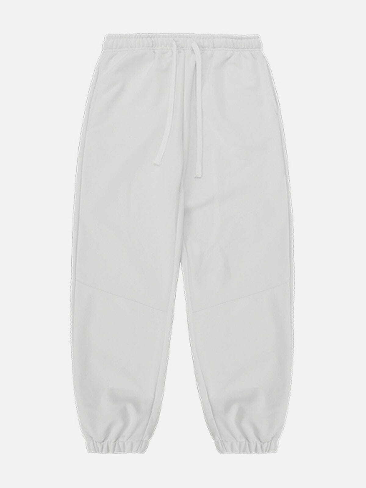 Comfy Solid Color Sweatpants for Y2K Fashion, Grunge Aesthetic, and Cozy Outfits