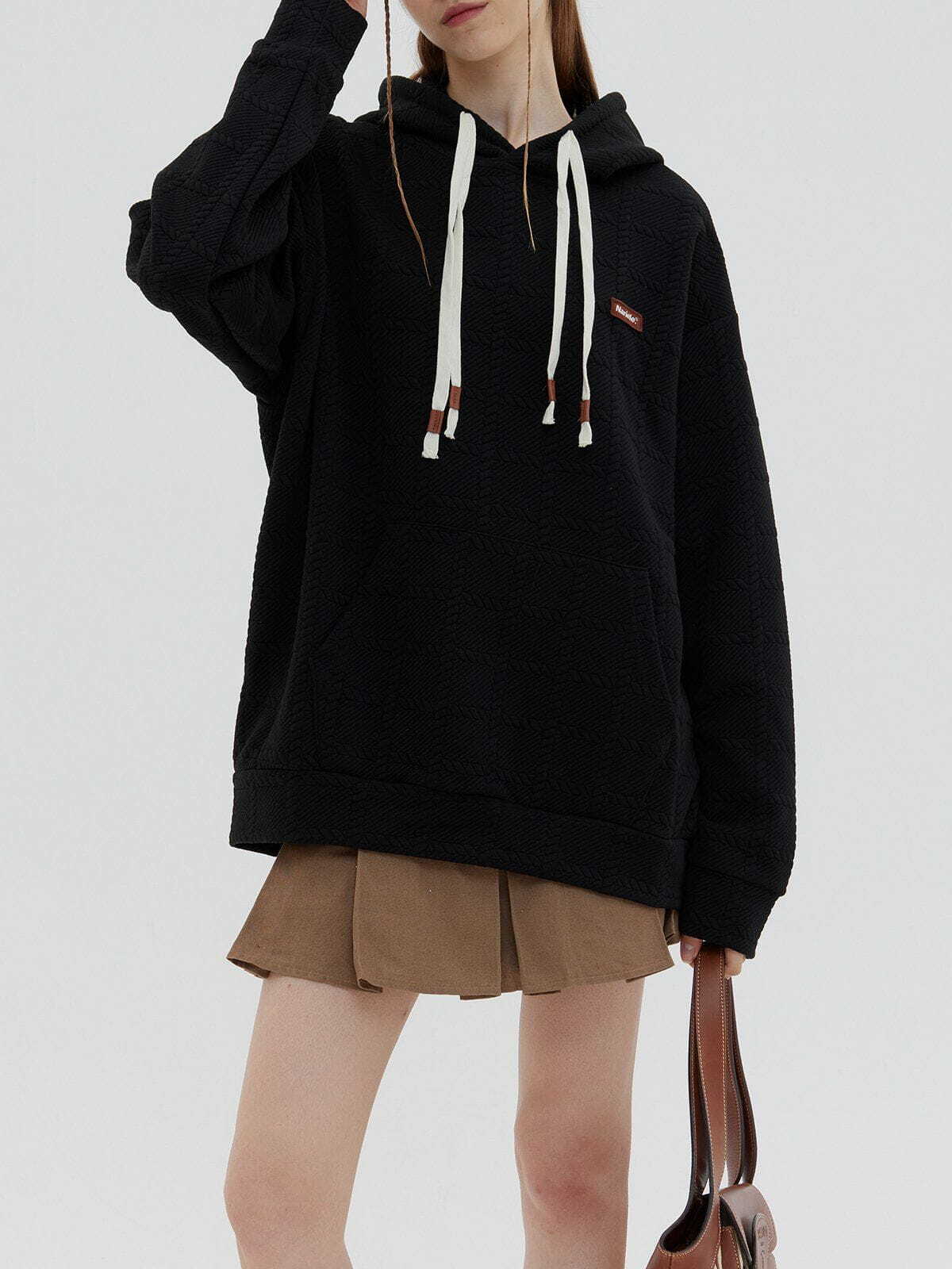 Coquette Aesthetic Drawstring Hoodie - Y2K Fashion, Cute Tops & Comfy Style