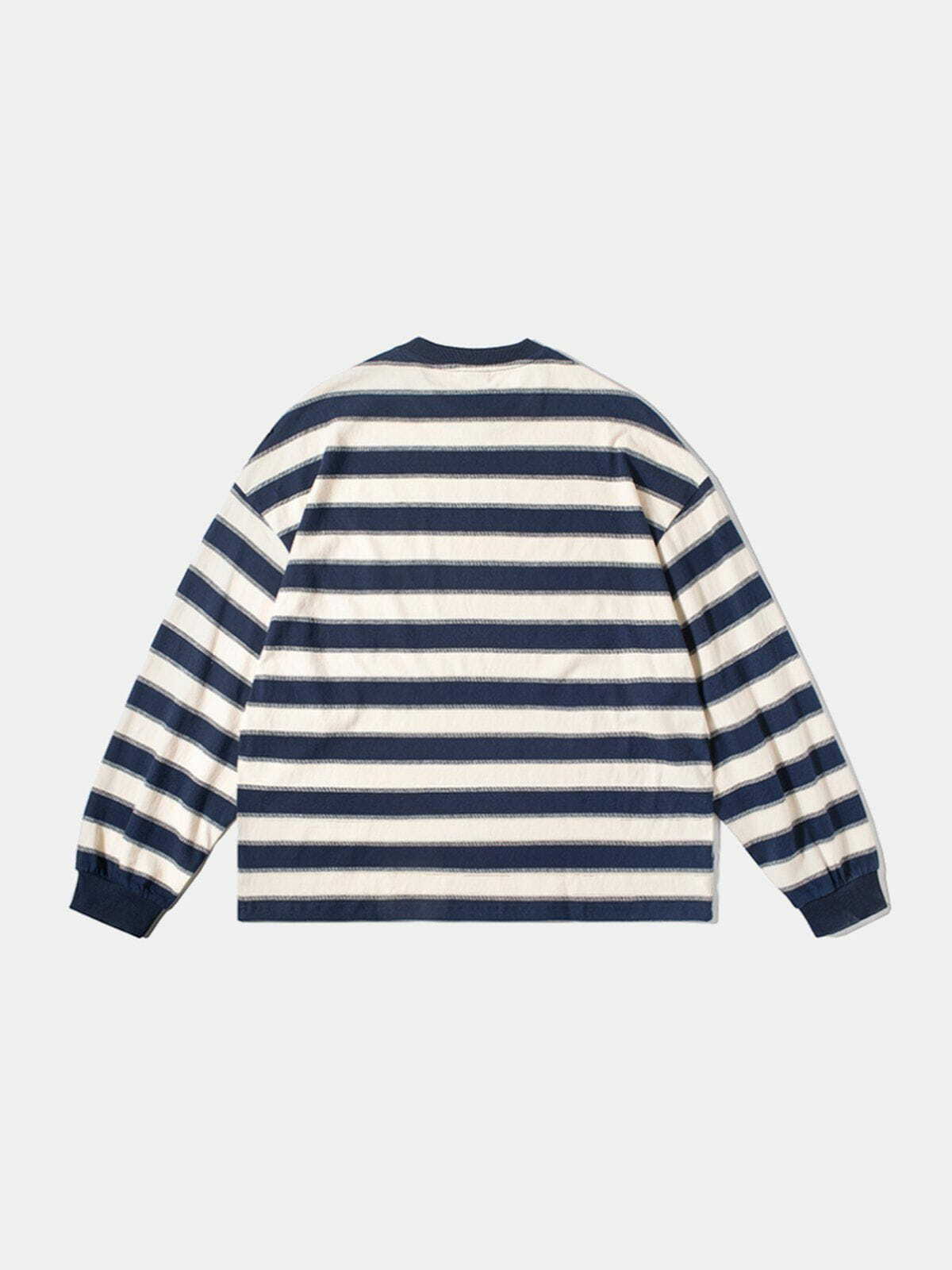 Coquette Aesthetic Stripe Sweatshirt - Y2K Fashion Comfy Hoodie for Cute Outfits