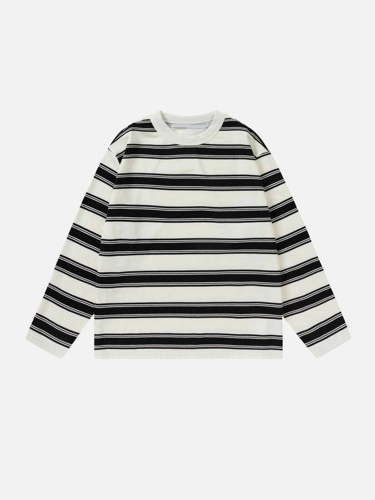 Coquette Aesthetic Stripe Sweatshirt - Y2K Fashion Comfy Hoodie for Cute Outfits