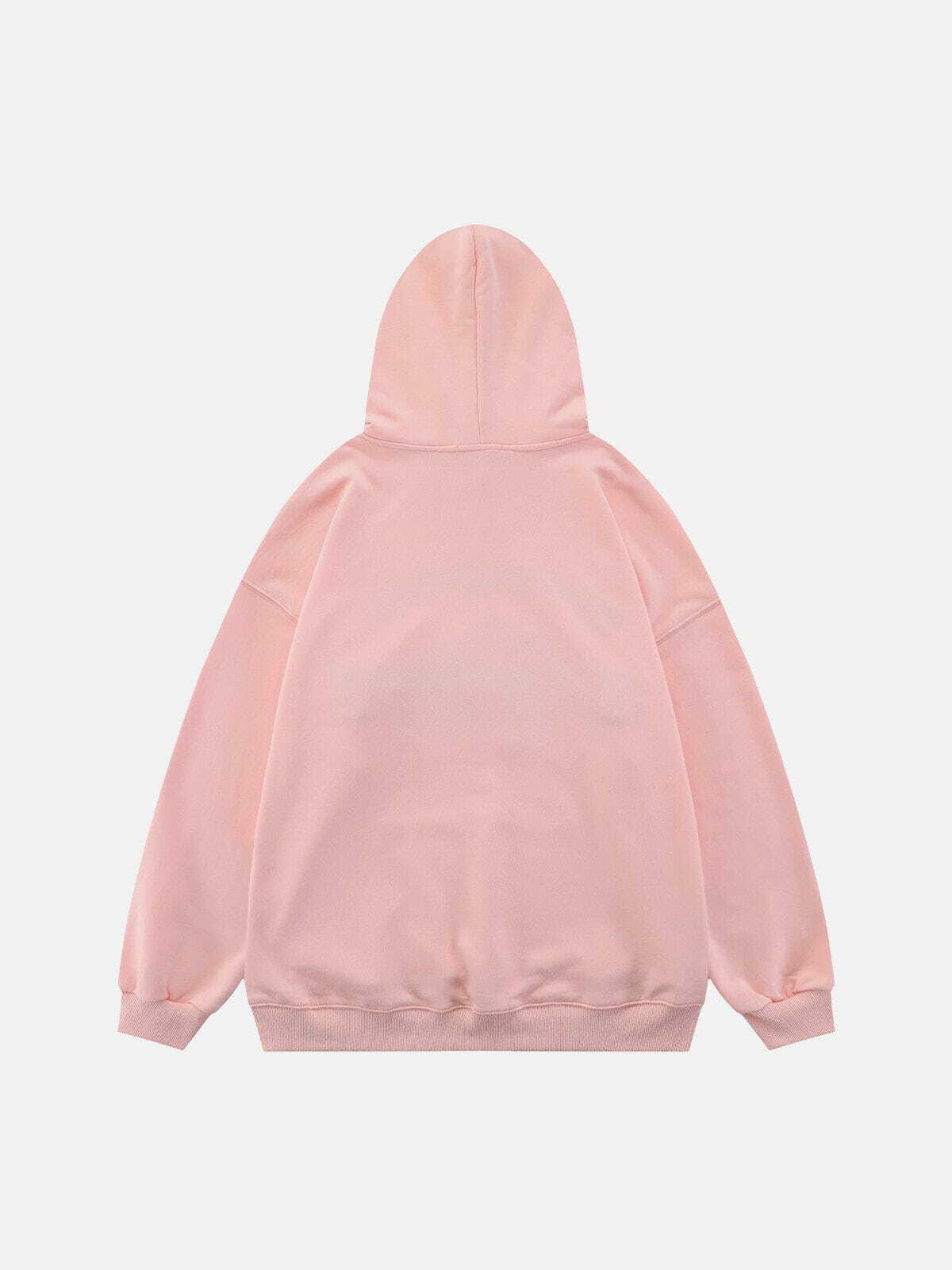 Cozy Flocked Mountain Hoodie - Y2K Aesthetic, Cute Tops, Comfy Style for Every Occasion