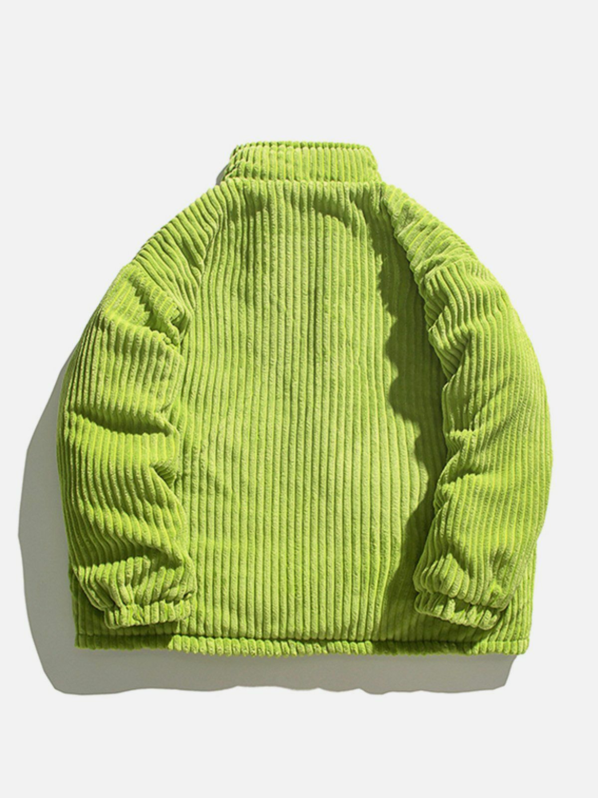 Cozy Oversized Corduroy Winter Coat with Pockets - Y2K Aesthetic Essential for Comfy Style