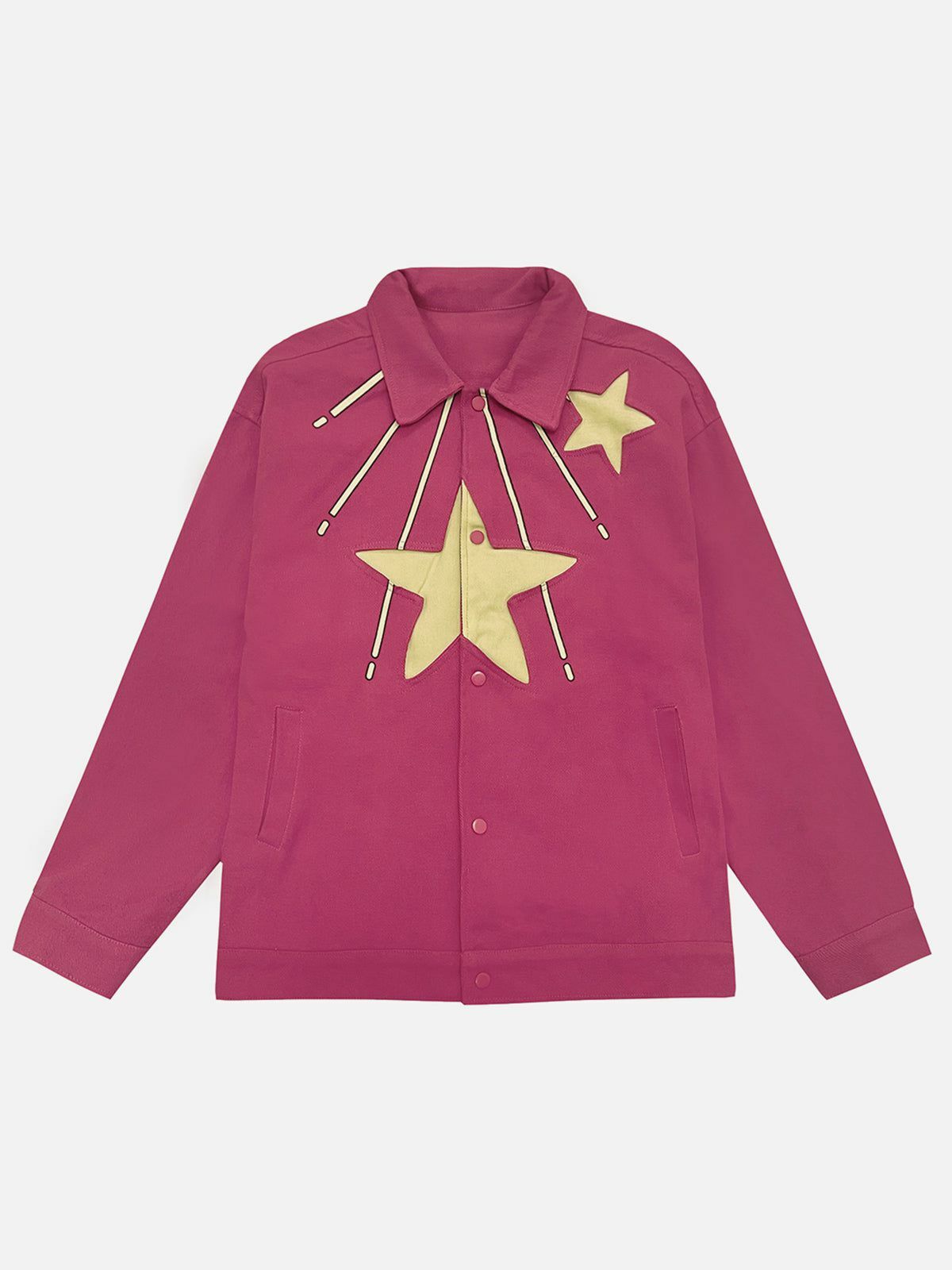 Cozy Star Line Winter Coat - Y2K Fashion, Grunge Aesthetic, Cute Hoodies & Comfy Style