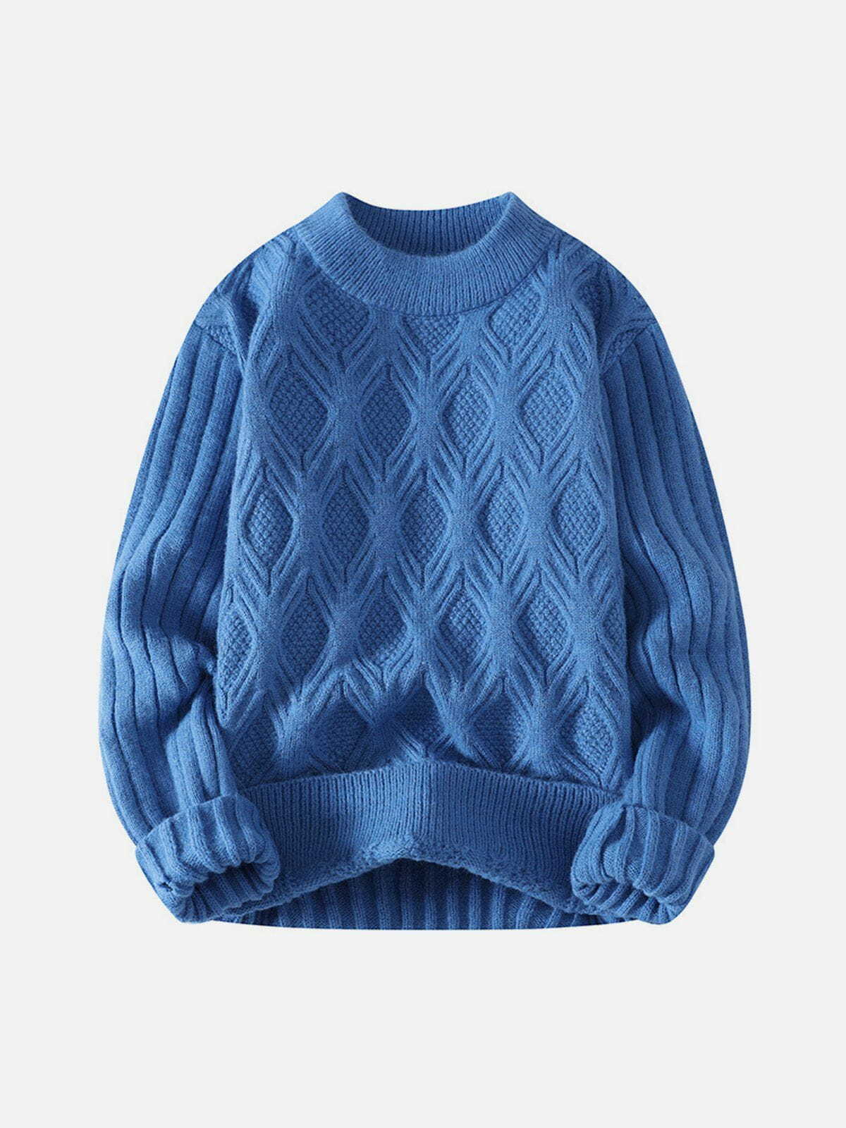 Cozy Woven Knit Sweater in Y2K Style - Perfect for Grunge Aesthetic & Cute Outfits