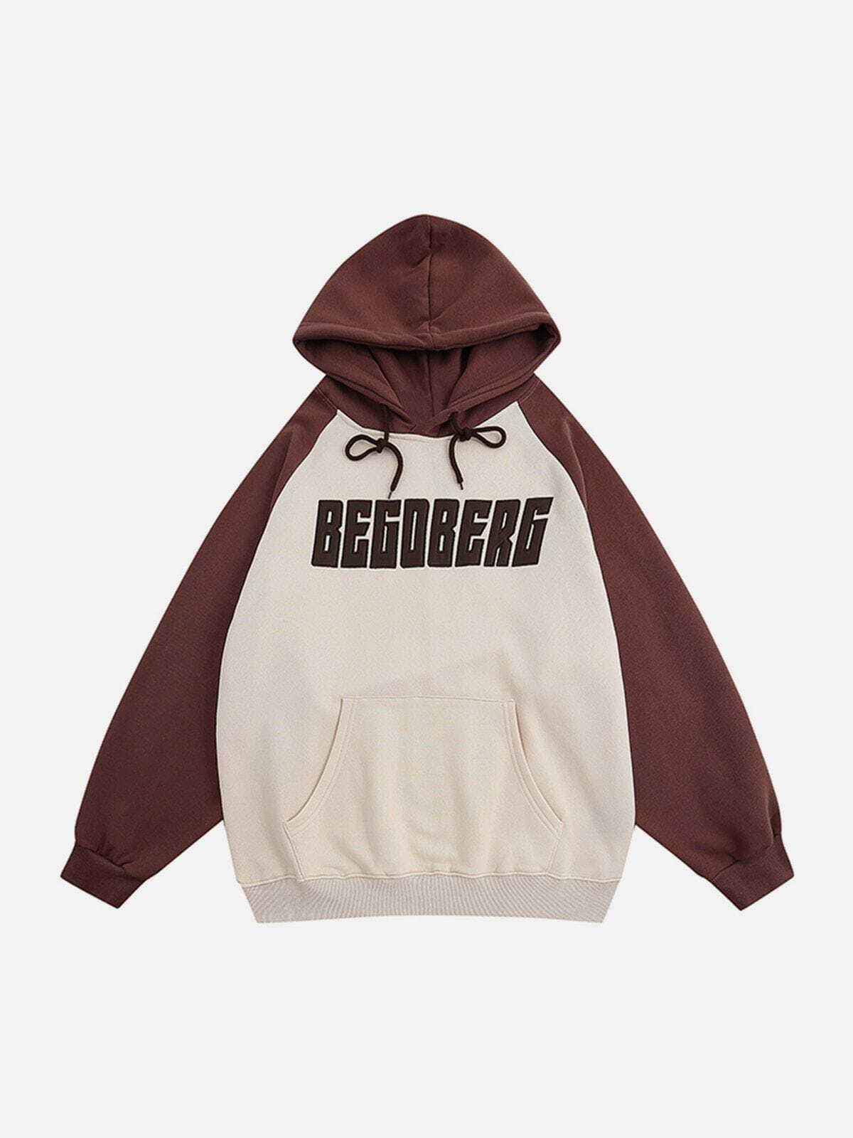 Embroidered Leather Patch Hoodie - Y2K Fashion, Grunge Aesthetic, Comfy & Cute Style