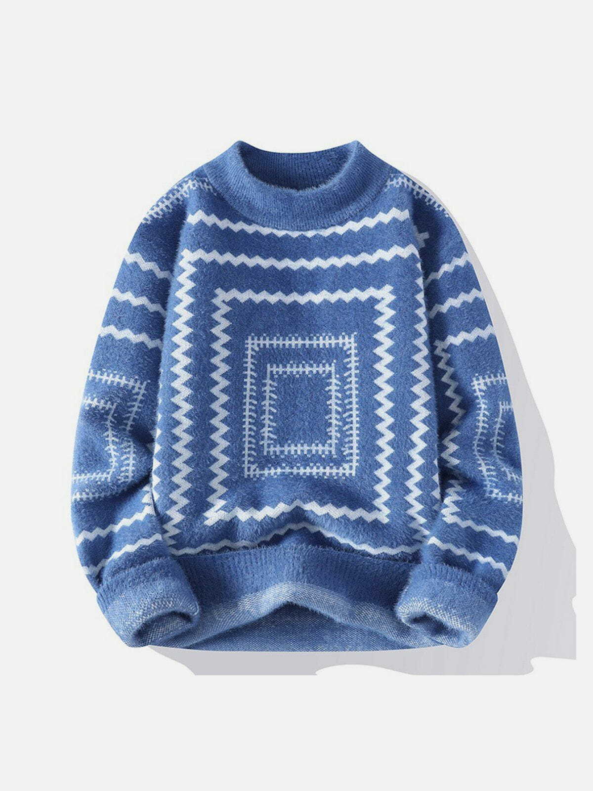 Endless Door Y2K Stripe Sweater - Cute Pastel Goth Aesthetic for Cozy Fall Vibes