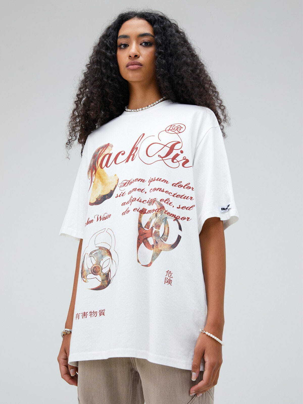 Fire Graphic Cotton Tee - Y2K Fashion Essential for Grunge Aesthetic & Cute Outfits