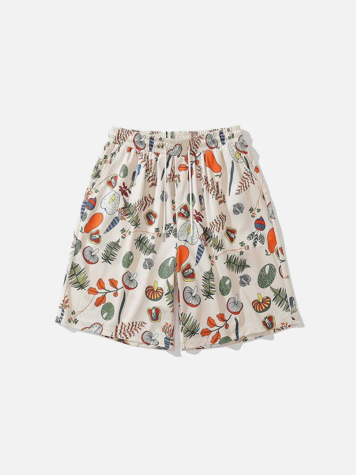 Hand Drawn Plants Cargo Skirt - Y2K Fashion, Coquette Aesthetic, Cute Tops & Grunge Style