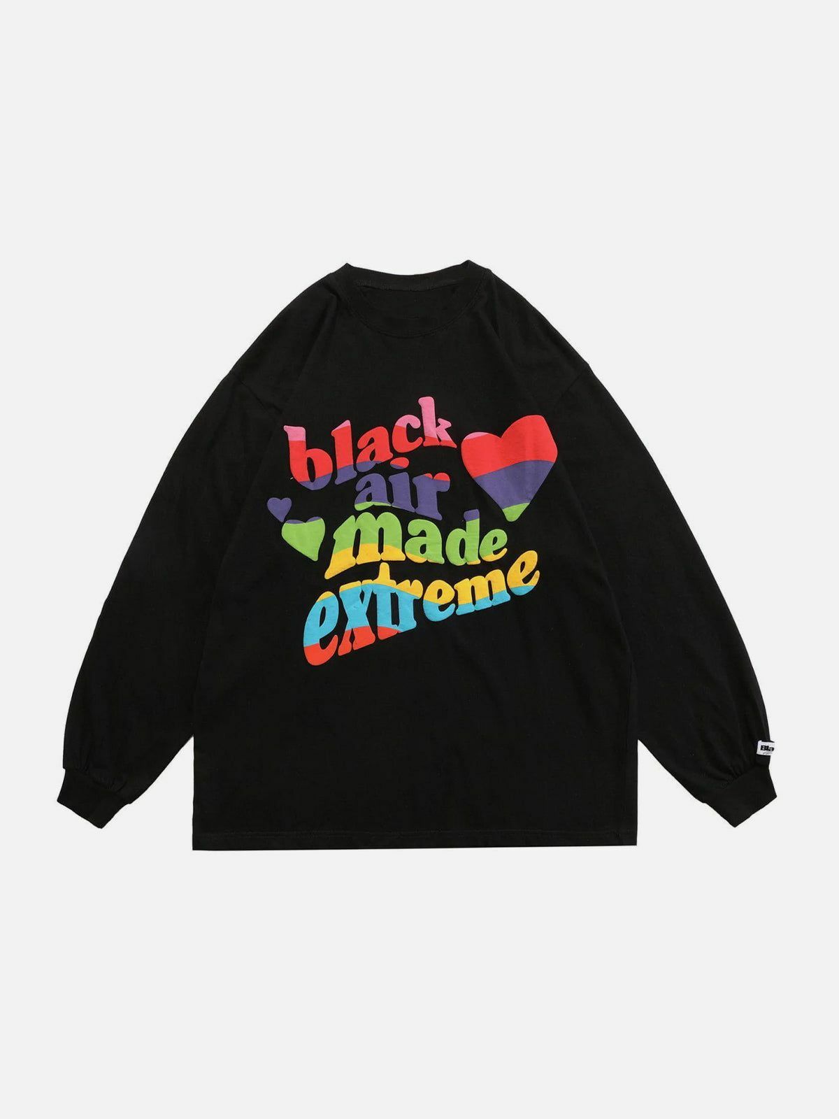 Heart Graphic Sweatshirt - Y2K Fashion, Cute Tops, Comfy Hoodies, Aesthetic Style