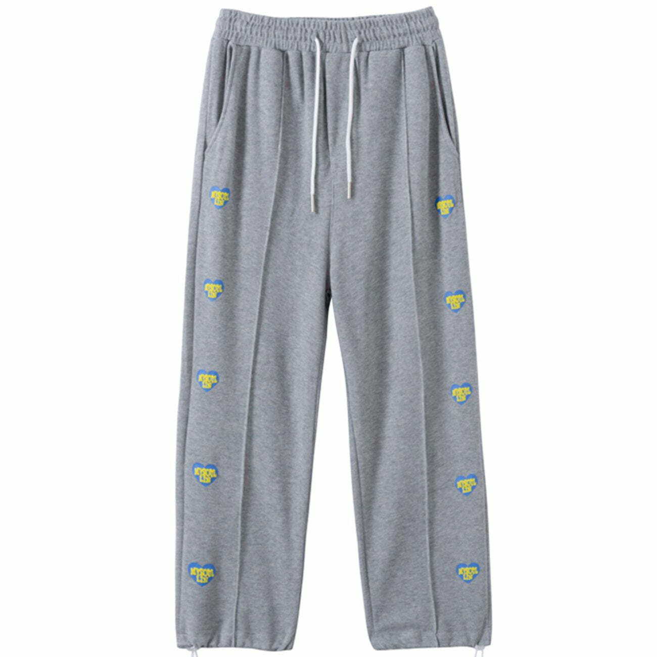 Heart-Shaped Drawstring Sweatpants | Y2K Aesthetic, Cute & Comfy for Coquette Style