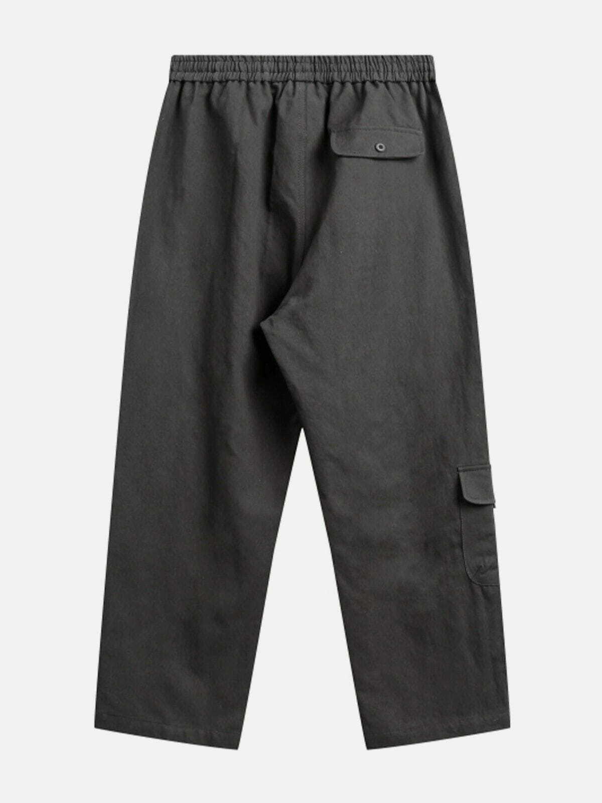 Irregular Pocket Design Cargo Pants - Y2K Fashion, Grunge Aesthetic, Cute & Comfy Style