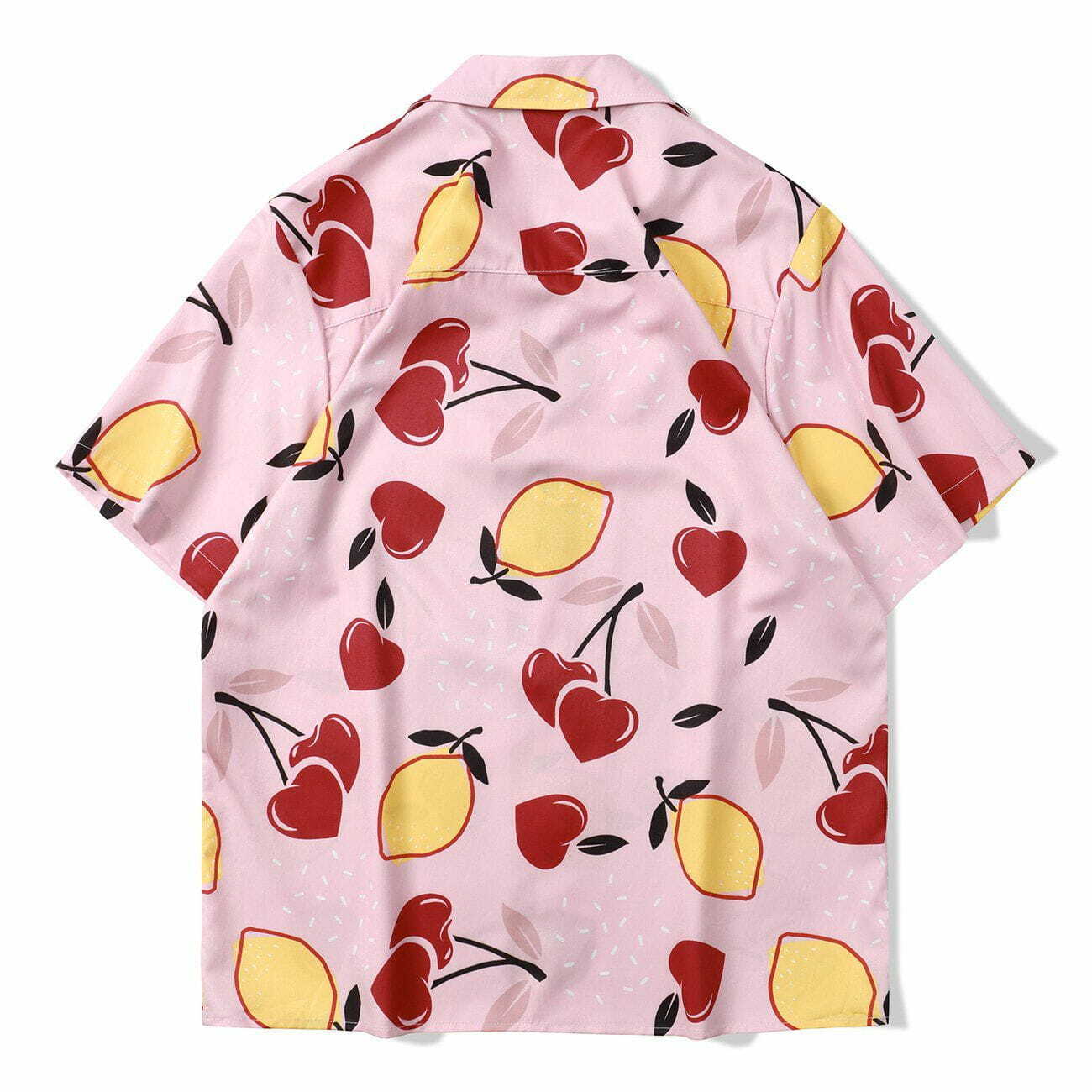 Lemon & Cherry Graphic Tee - Y2K Aesthetic Cute Top for Coquette & Grunge Styles