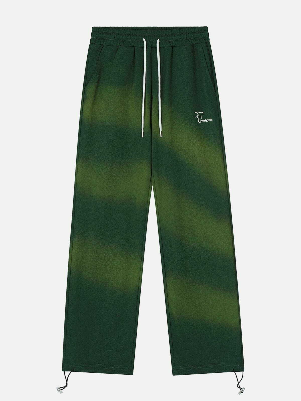 Light and Shade Gradient Sweatpants - Y2K Aesthetic, Comfy Grunge Style, Cute Loungewear