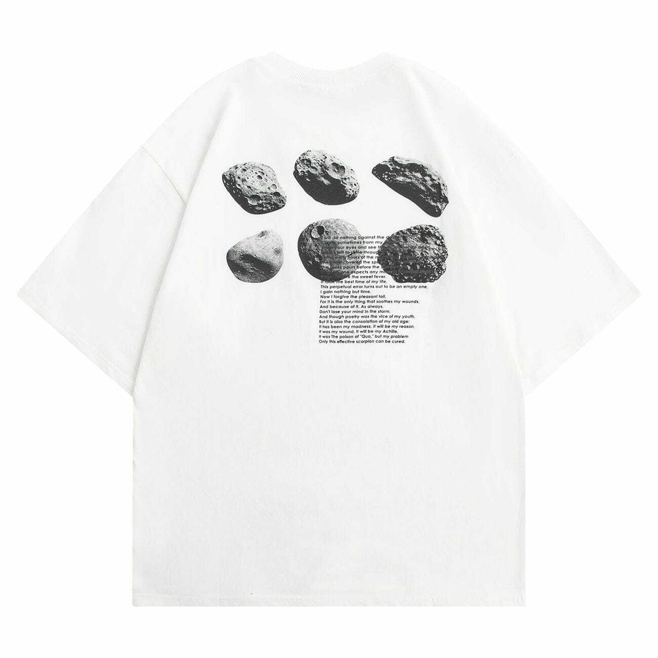 Meteorite Graphic Tee - Y2K Aesthetic Top for Grunge, Coquette, and Cute Styles