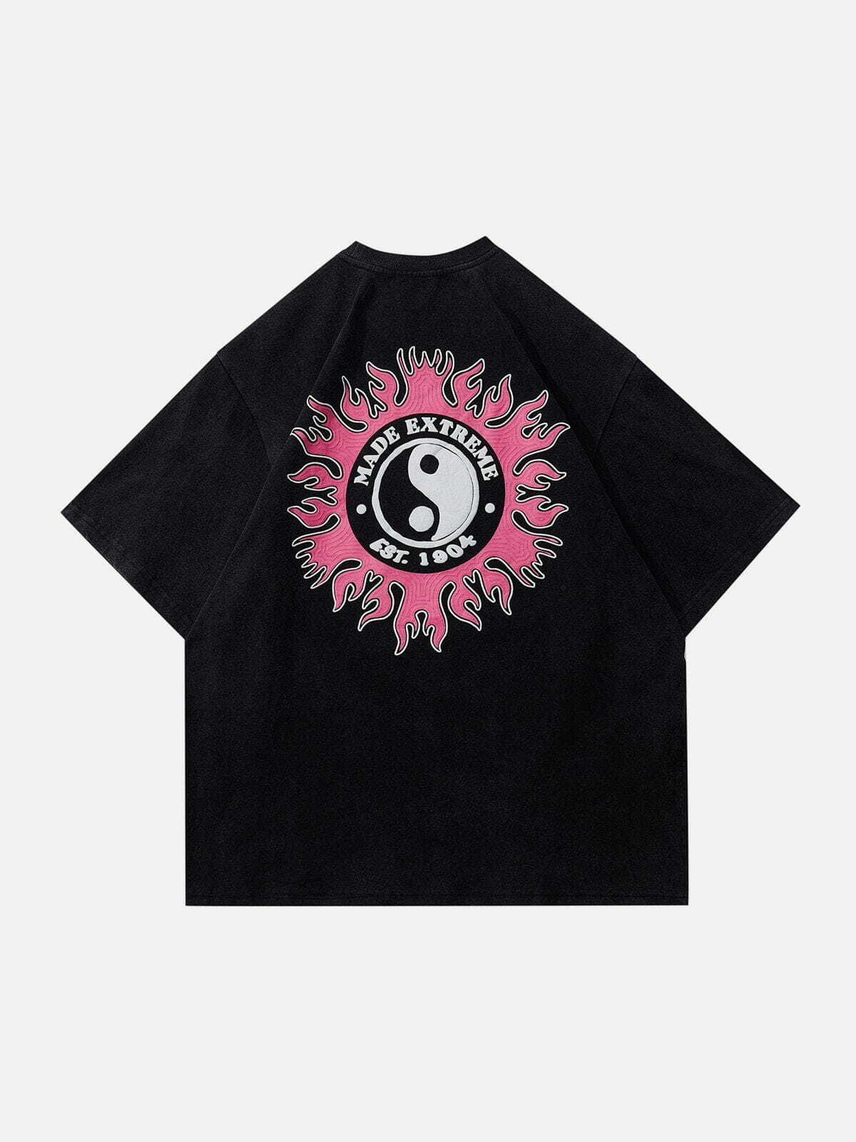 Octogram Monogram Print Tee - Y2K Fashion Essential for Coquette & Grunge Aesthetics