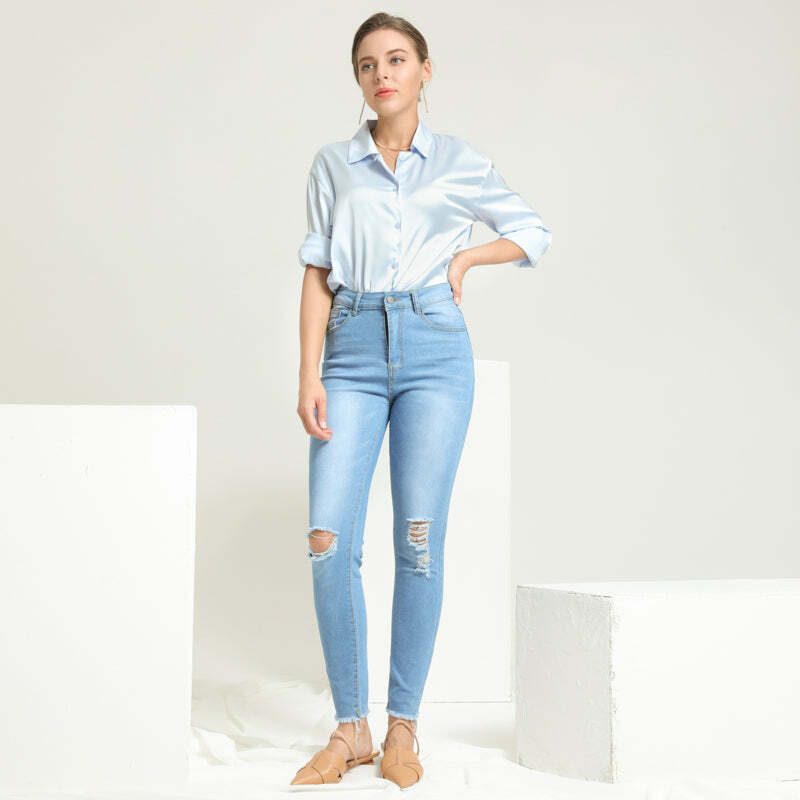 Sheivs Y2K Grunge Aesthetic Casual Jeans - Cute Cargo Style for Comfy Everyday Wear