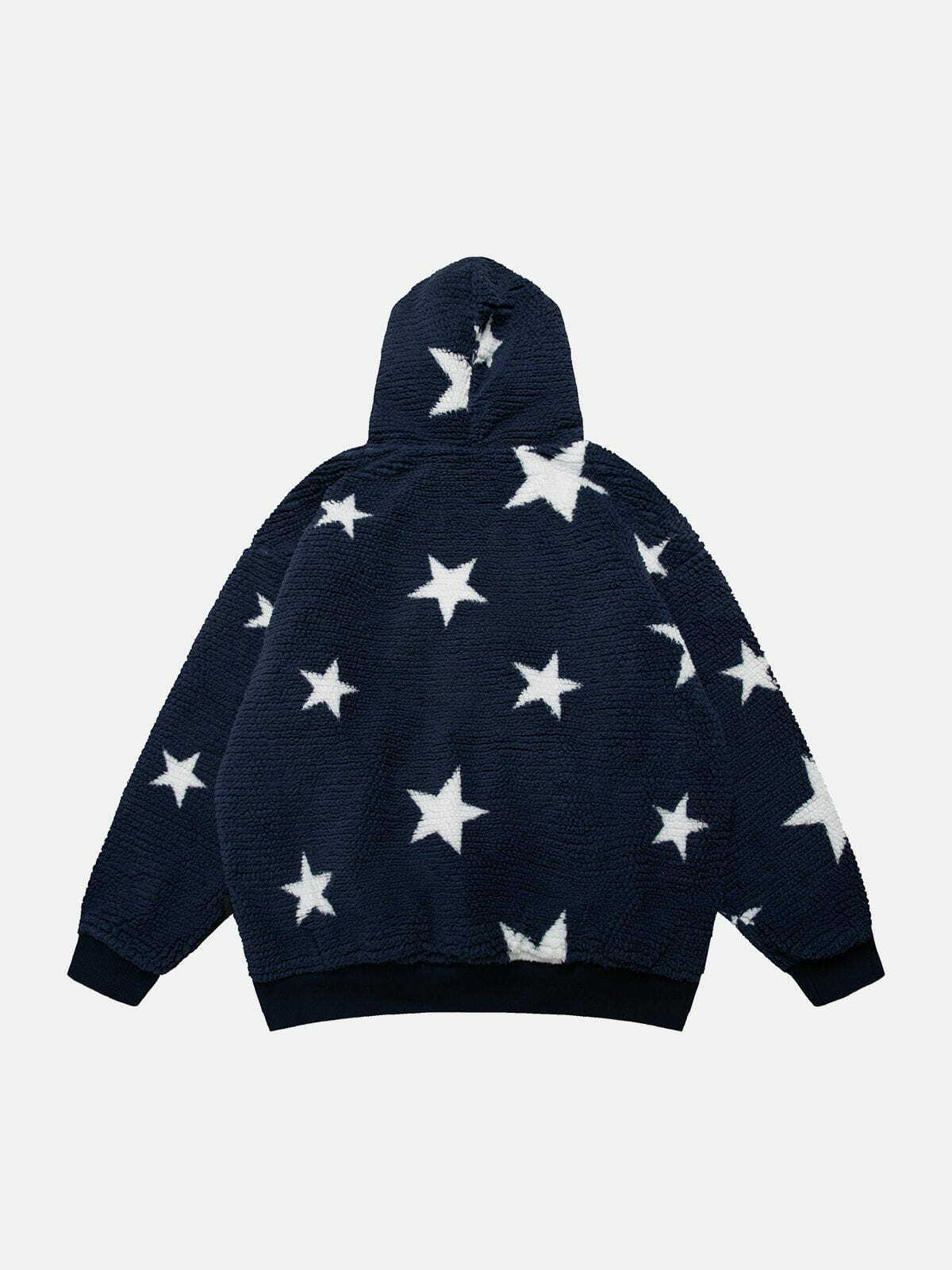 Star Monogram Y2K Hoodie - Cute Aesthetic Layering for Coquette & Grunge Styles