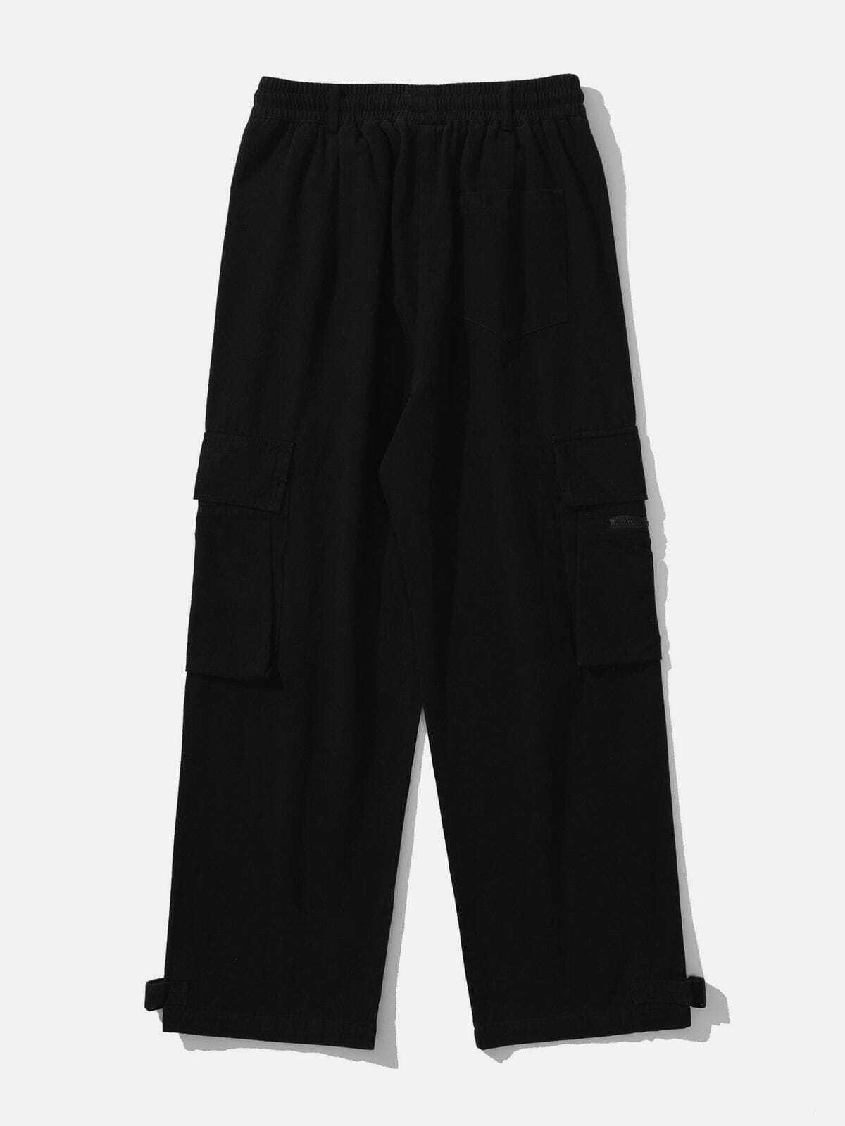 Trendy Multi-Pocket Cargo Pants for Y2K Fashion, Grunge Aesthetic, and Coquette Style