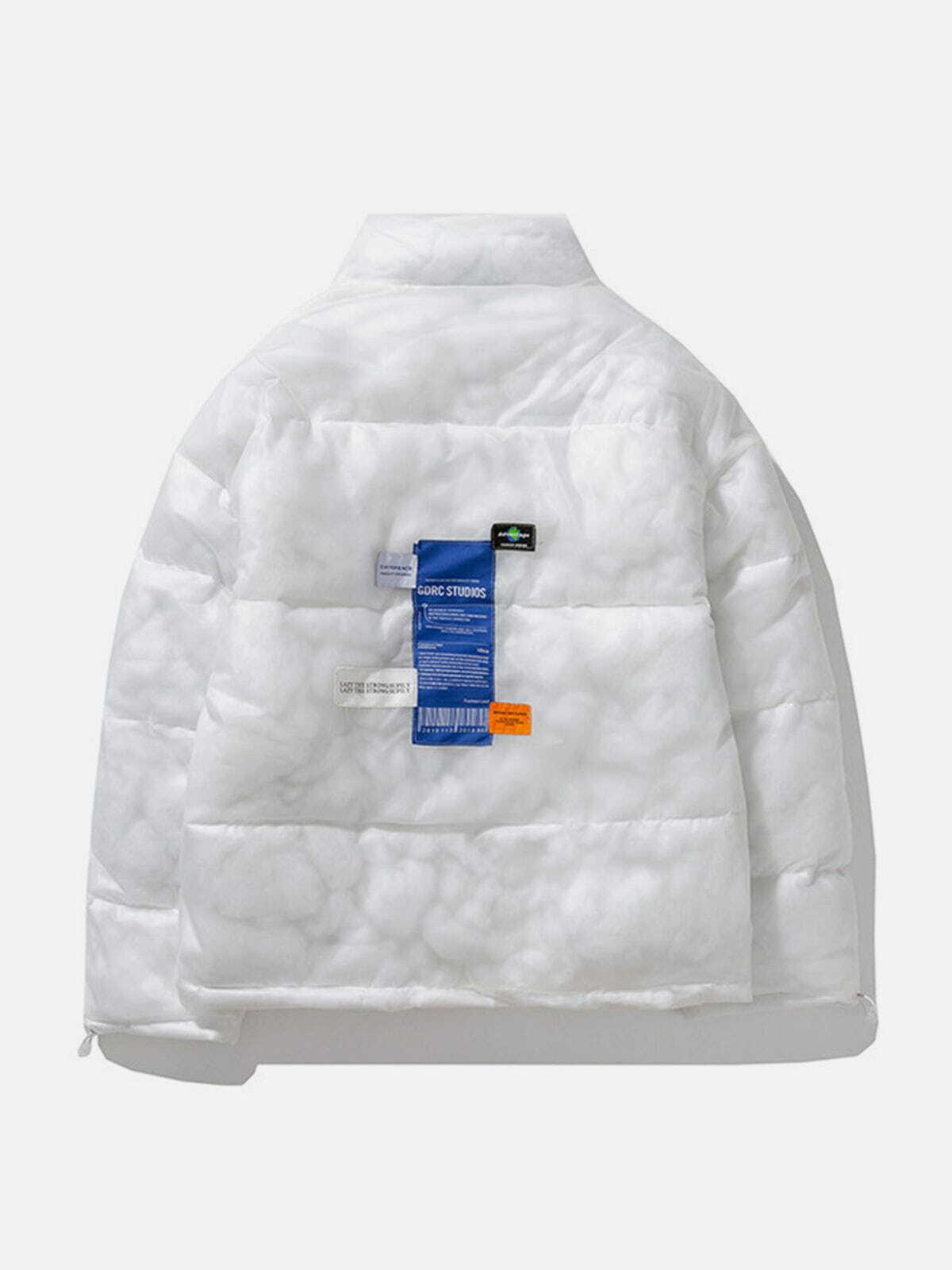 Trendy PVC Transparent Winter Coat for Y2K Fashion Lovers - Aesthetic Outerwear Essential