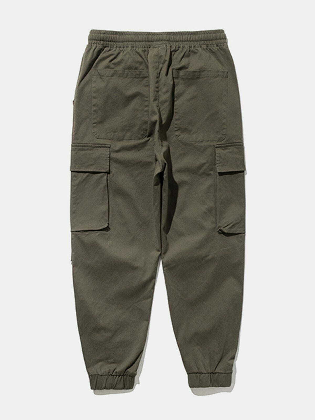 Trendy Solid Color Cargo Pants for Y2K Fashion, Grunge Aesthetic & Comfy Outfits