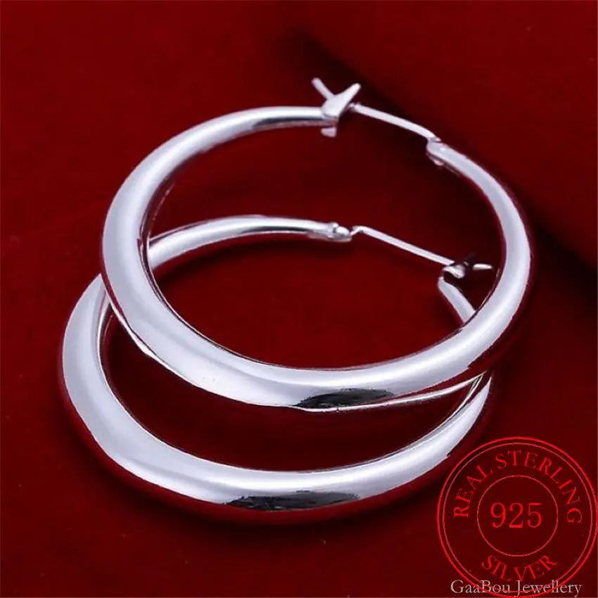 Trendy Y2K Big Circle Hoop Earrings - Coquette Aesthetic Jewelry for Grunge & Soft Girl Styles