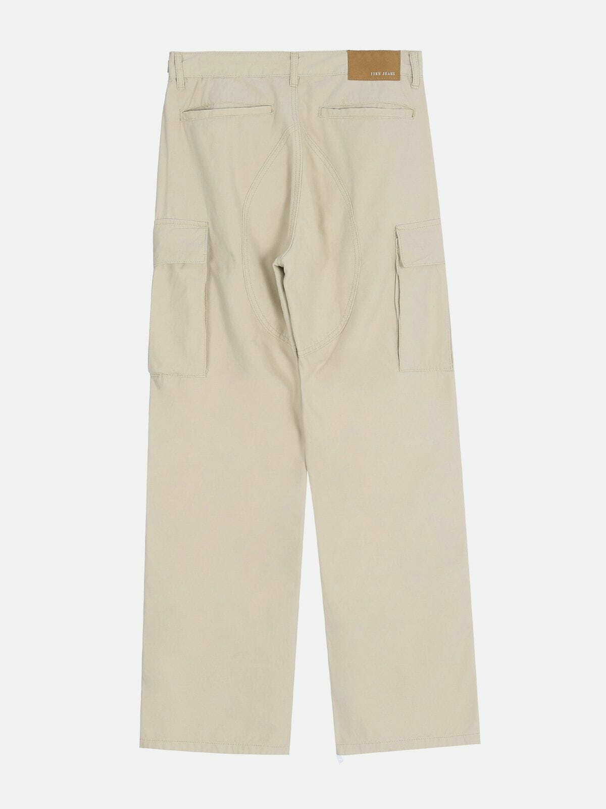 Trendy Y2K Cargo Pants with Little Belt Decoration for Coquette and Grunge Aesthetic