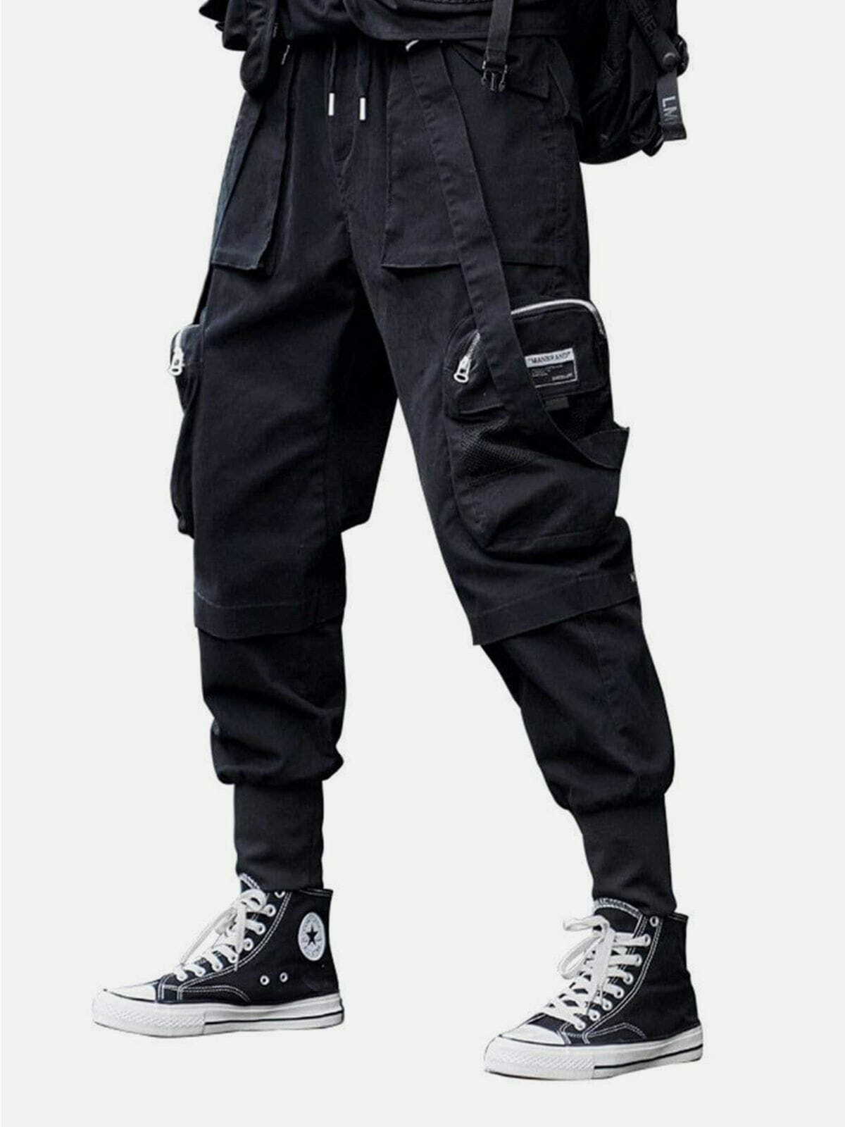 Trendy Y2K Cargo Pants with Pockets - Perfect for Grunge Aesthetic & Coquette Style