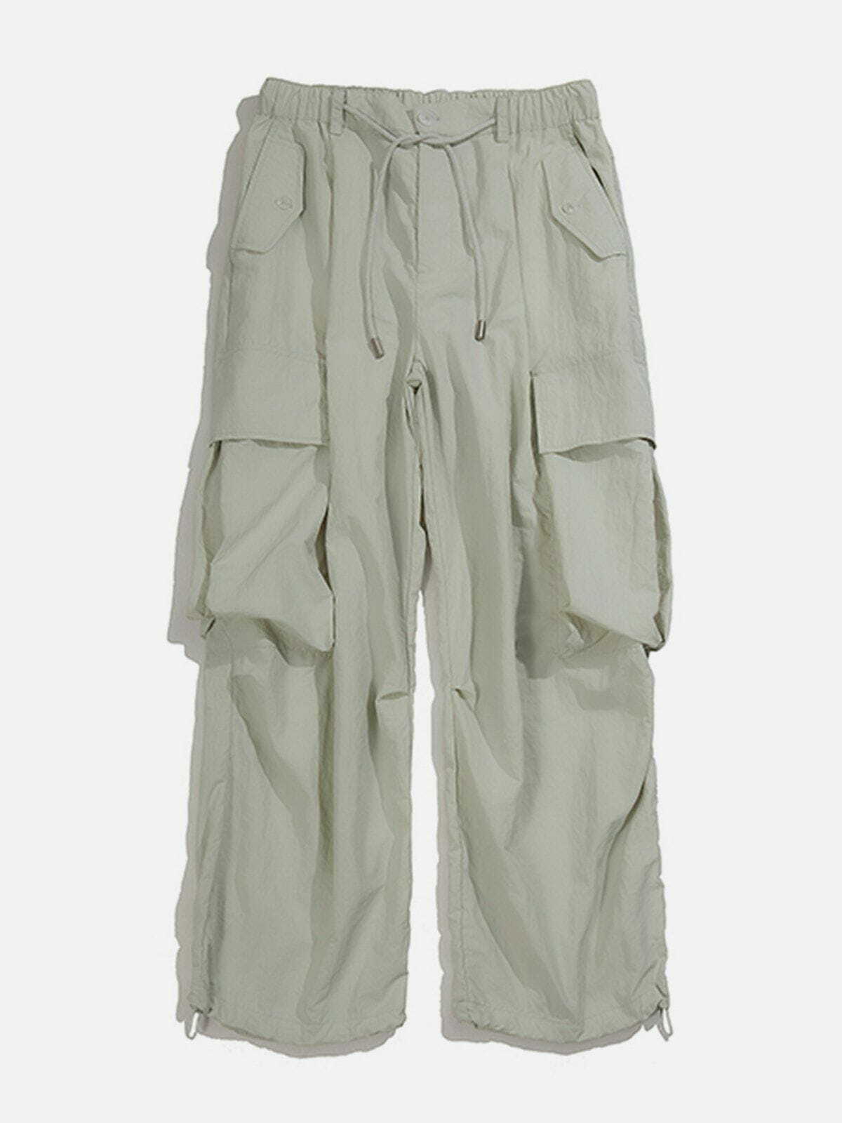 Trendy Y2K Loose Cargo Pants with Large Pockets for Grunge and Coquette Aesthetic