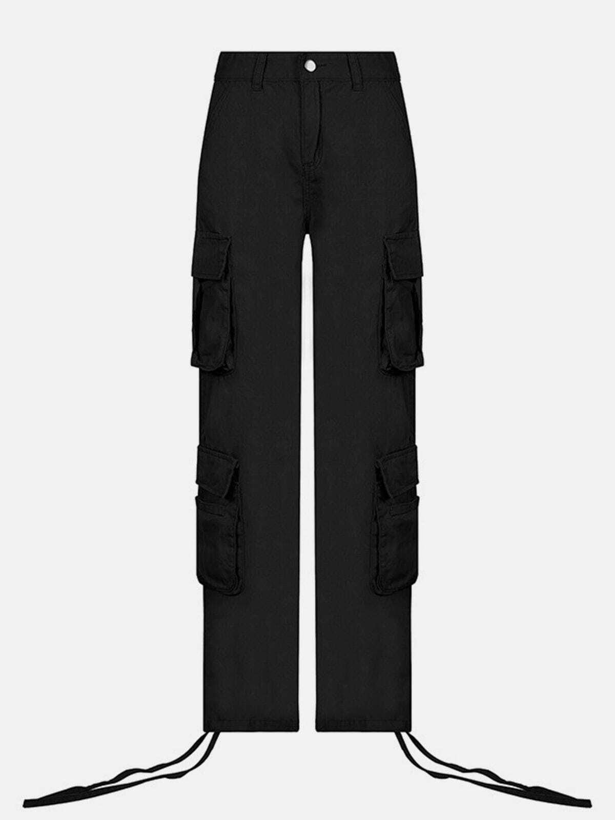 Trendy Y2K Low Waist Cargo Pants for Coquette, Grunge, and Aesthetic Styles