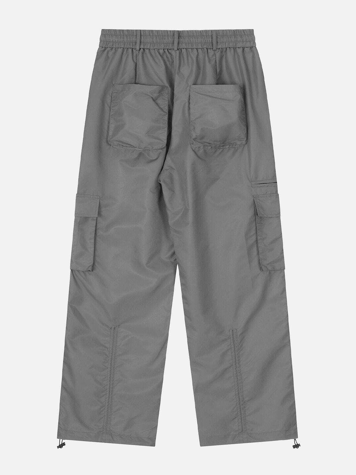 Trendy Y2K Multi-Pocket Cargo Pants for Grunge Aesthetic & Coquette Style Outfits