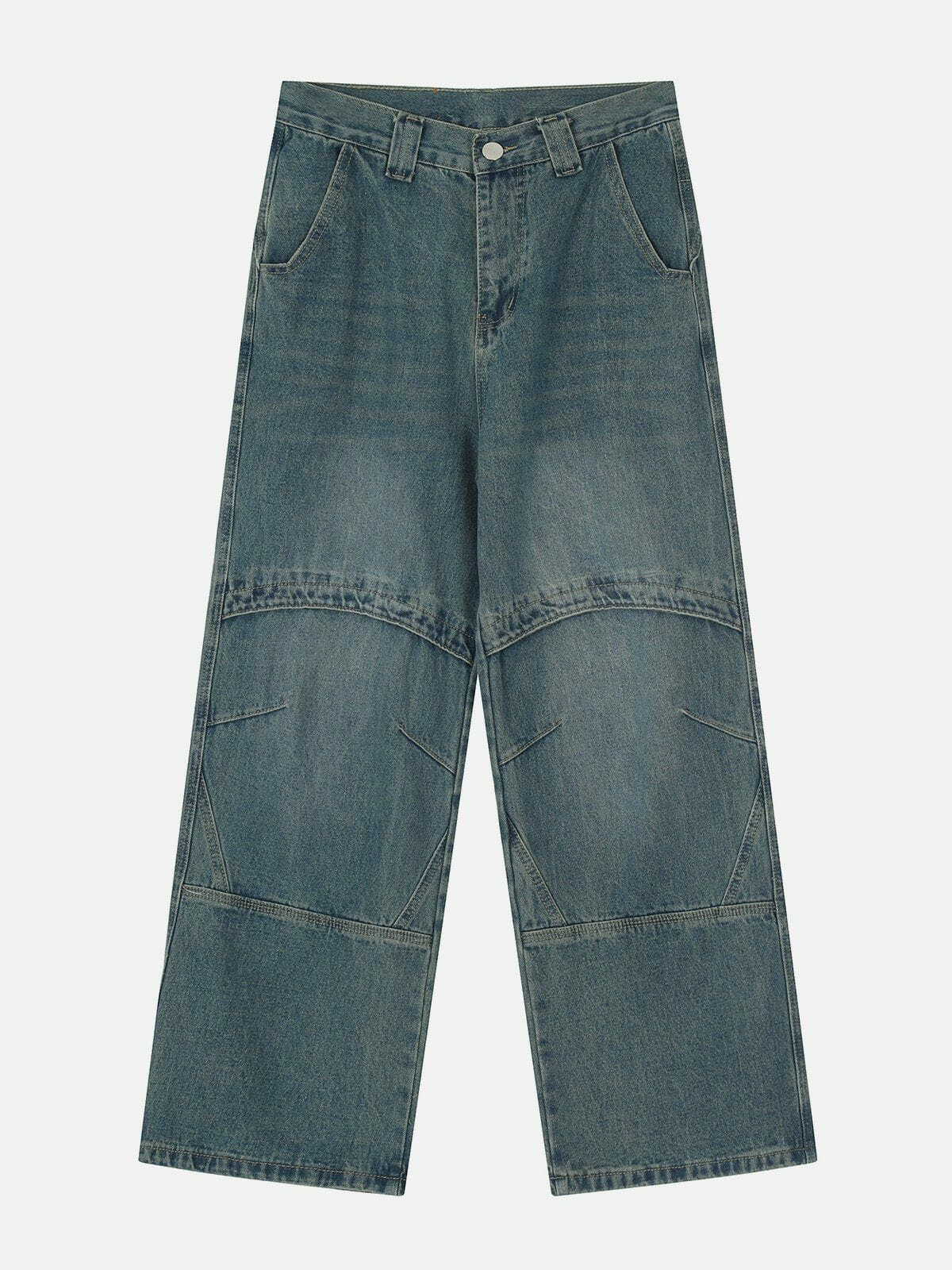 Vintage Folded Jeans - Y2K Fashion, Grunge Aesthetic, Cute Tops, and Comfy Style Essentials