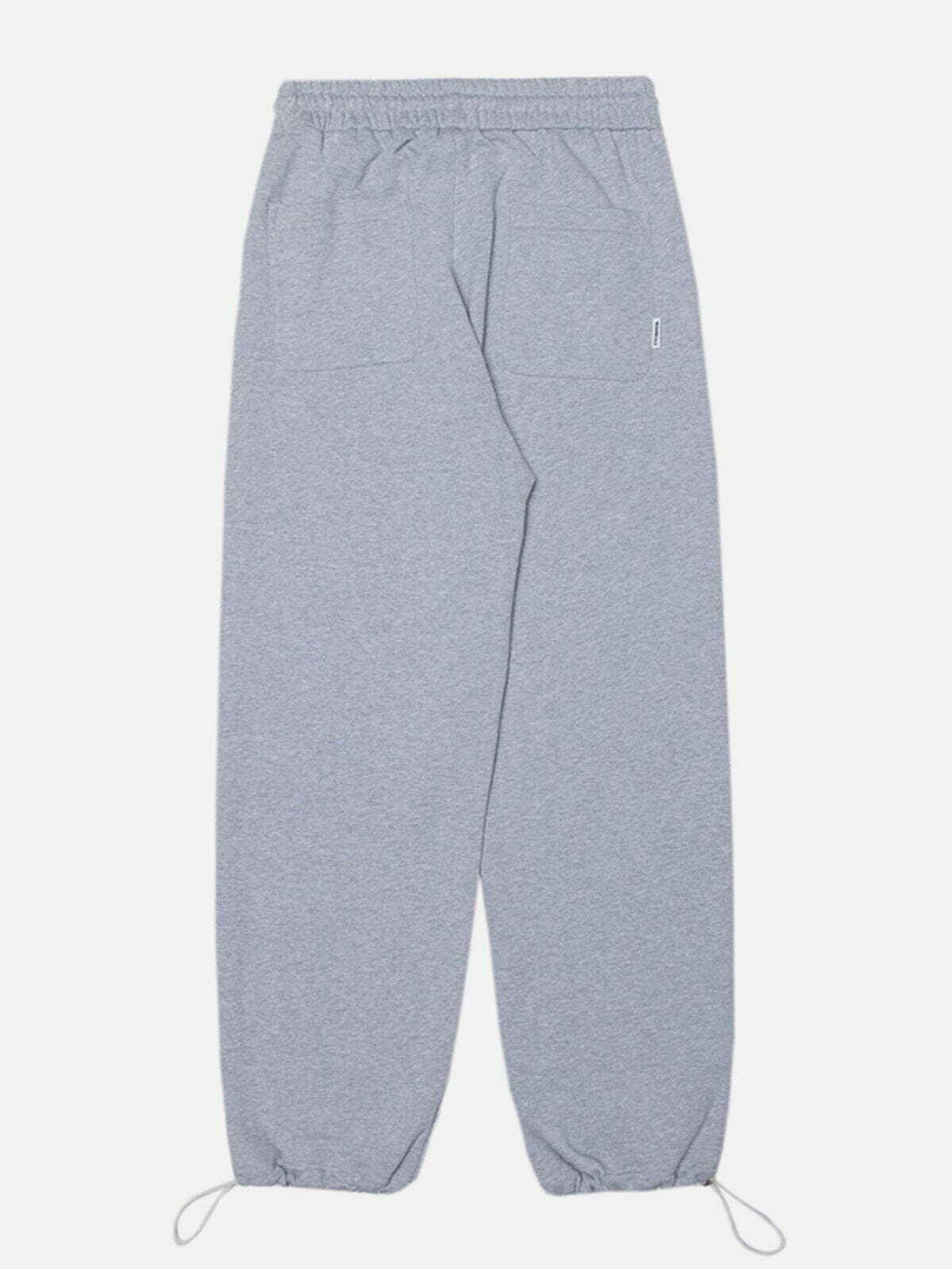 Y2K Aesthetic Comfy Sweatpants - Thickening Design for Grunge & Coquette Styles