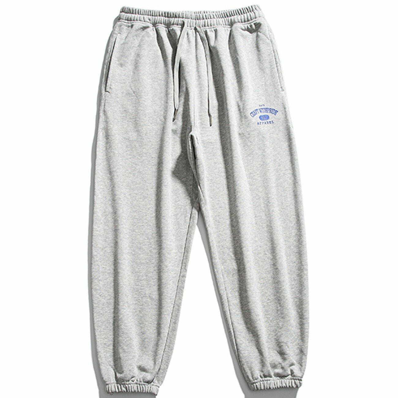 Y2K Aesthetic Letter Print Sweatpants - Comfy Grunge Style for Cute Outfits & Cozy Vibes