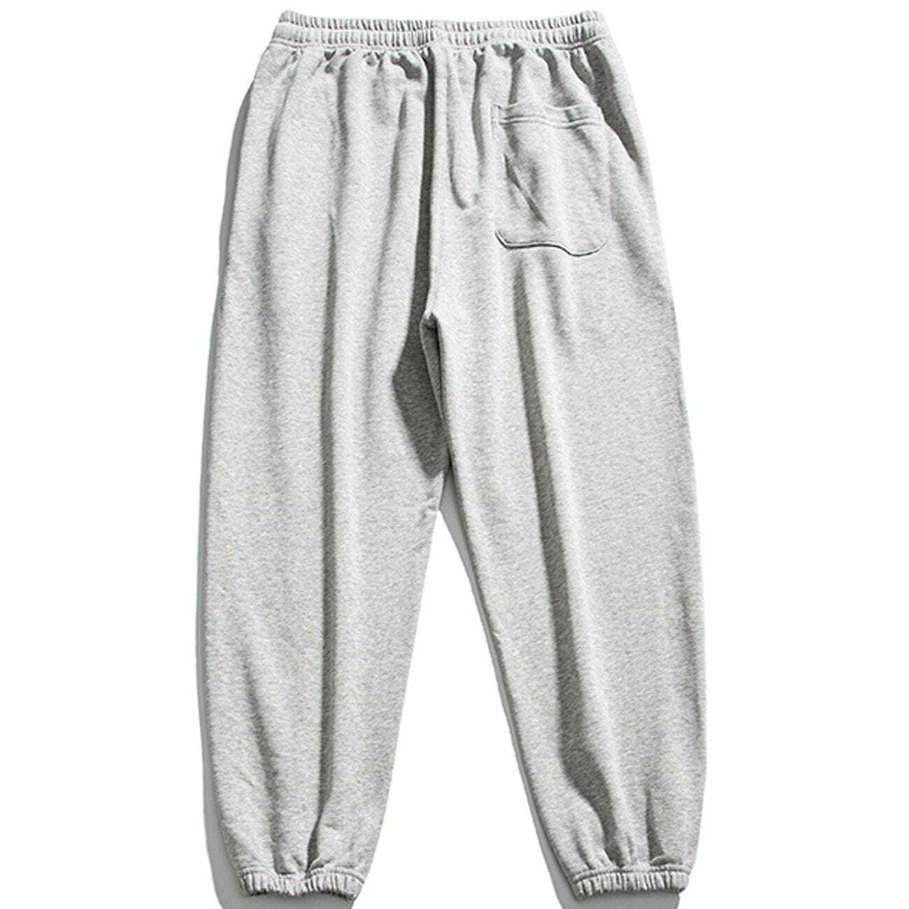 Y2K Aesthetic Letter Print Sweatpants - Comfy Grunge Style for Cute Outfits & Cozy Vibes