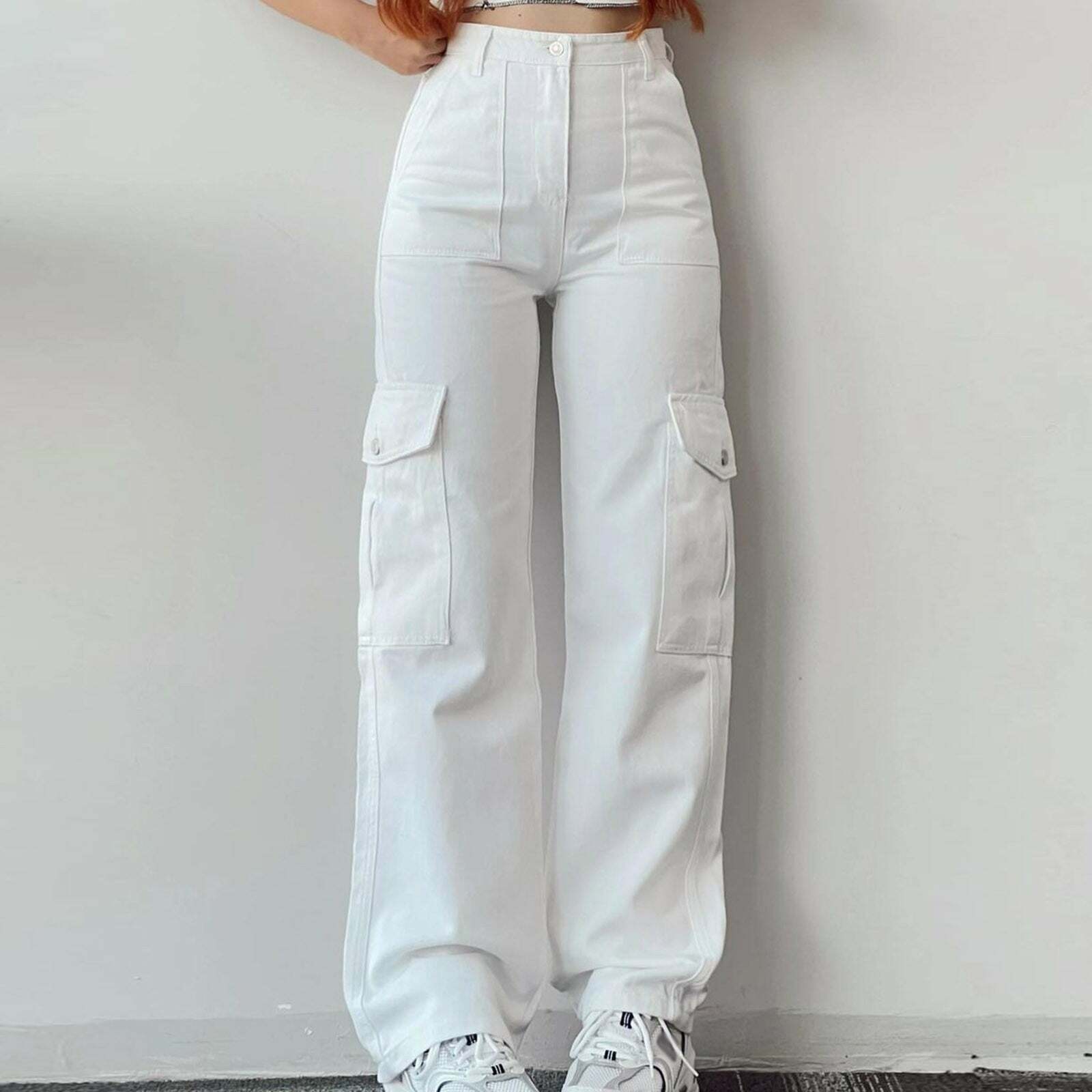 Y2K Aesthetic Wide Leg Sweatpants - Comfy Grunge Style Trousers for Cute Outfits