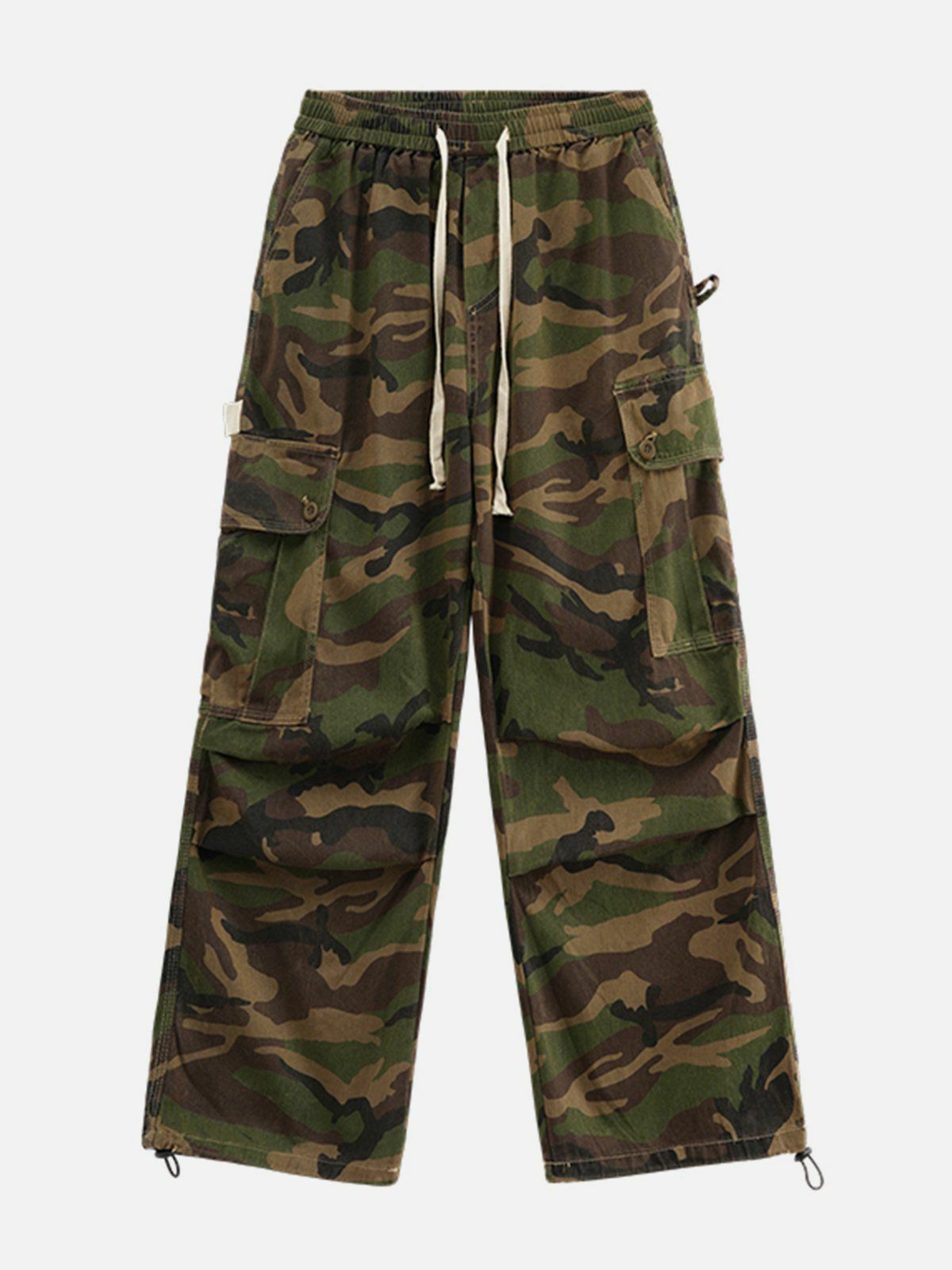 Y2K Camouflage Cargo Pants - Grunge Aesthetic, Cute & Comfy for Y2K Fashion Lovers