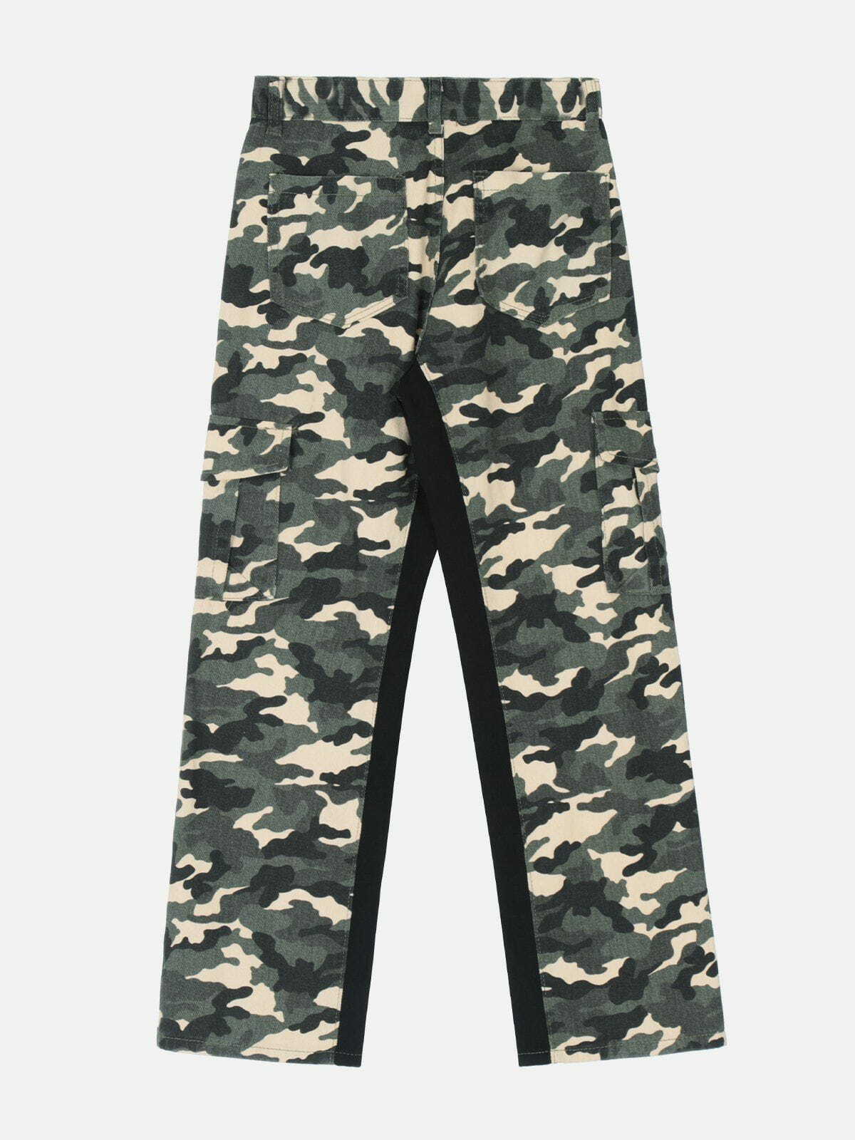 Y2K Camouflage Print Cargo Pants for Grunge Aesthetic & Coquette Style Outfits