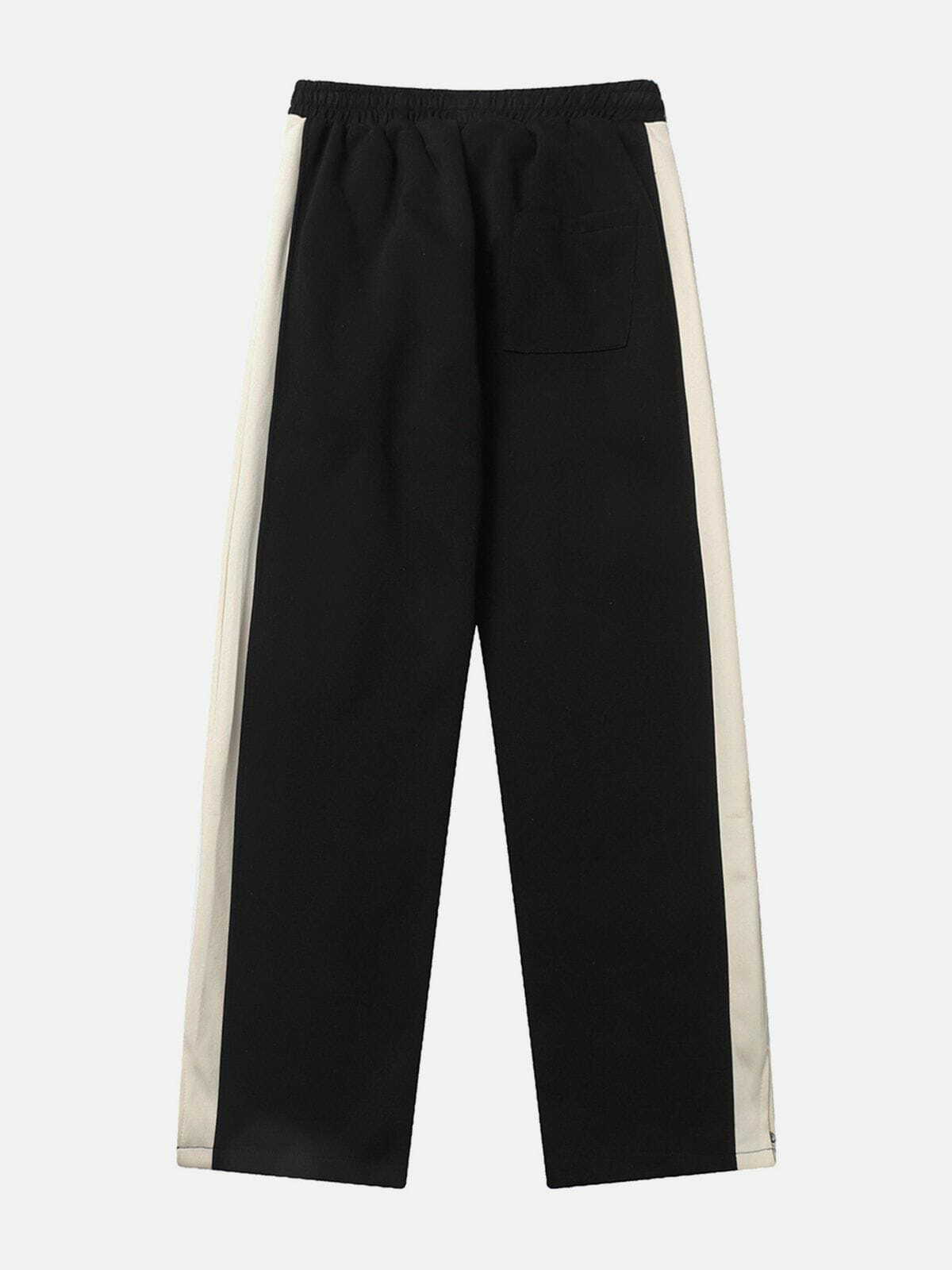 Y2K Fashion Foot Mouth Slit Sweatpants - Grunge Aesthetic Comfy Bottoms for Cute Outfits