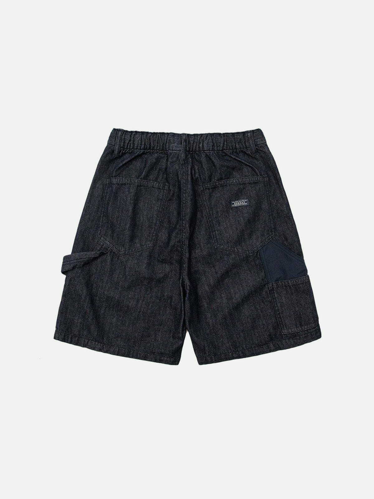 Y2K Fashion Large Pocket Shorts: Grunge Aesthetic Cargo Style for Comfy Summer Outfits