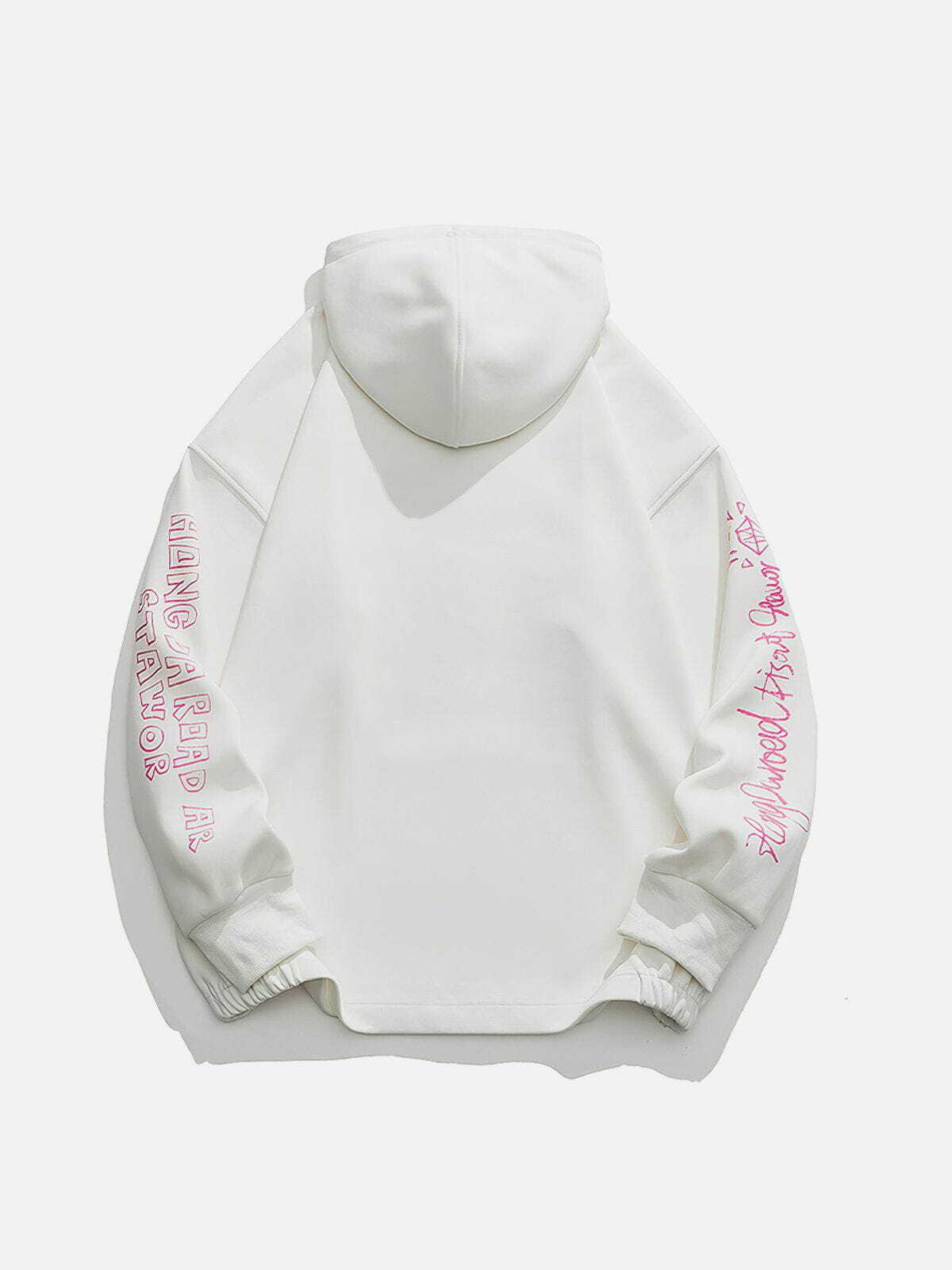 Y2K Fashion Letter Embroidery Hoodie - Cute Comfy Aesthetic for Grunge & Coquette Styles