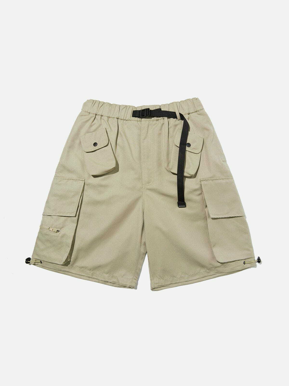 Y2K Fashion Multi-Pocket Cargo Shorts - Grunge Aesthetic & Coquette Style Essential