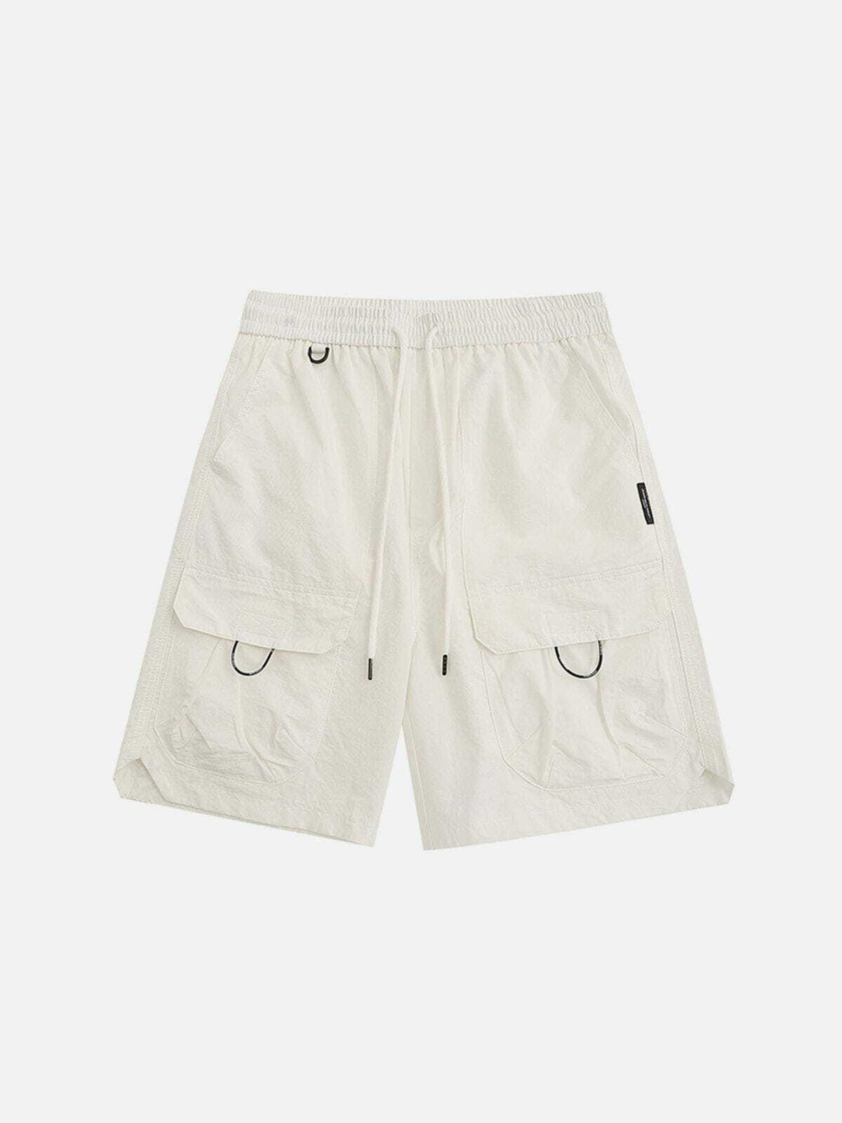 Y2K Fashion Multi-Pocket Cargo Shorts for Grunge Aesthetic & Coquette Style Outfits