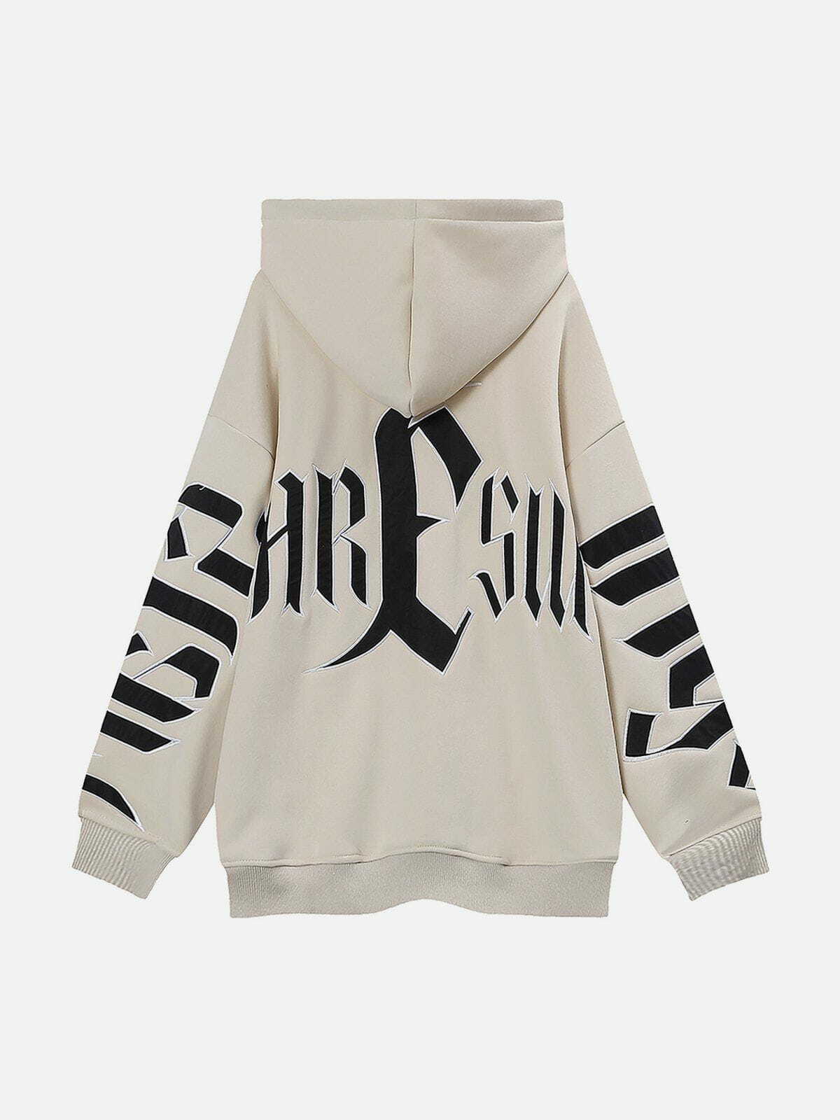 Y2K Fashion Patch Embroidered ZIP UP Hoodie - Cute Aesthetic Layering for Grunge & Coquette Styles