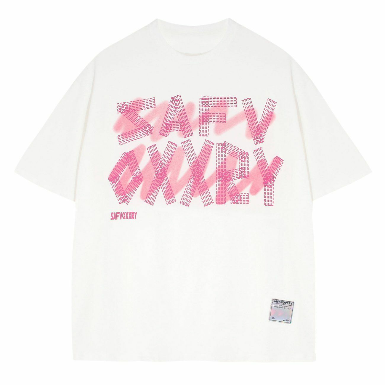 Y2K Graffiti Tee: Cute Pastel Goth Top for Coquette Aesthetic & Grunge Style Lovers