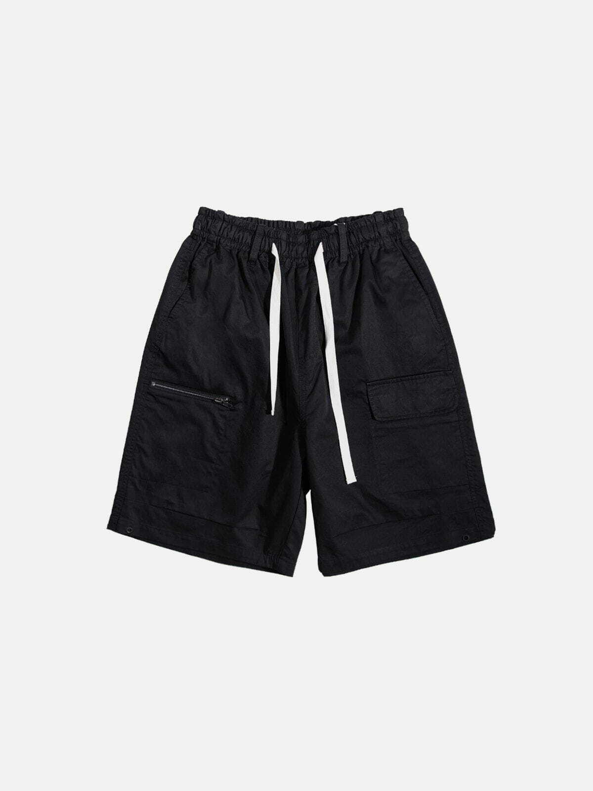 Y2K Multi Pocket Cargo Shorts - Grunge Aesthetic, Coquette Style, Cute & Comfy Fashion