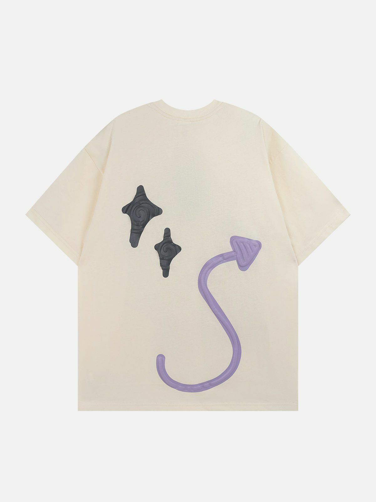 Y2K Star Graphic Tee - Cute Aesthetic Top for Coquette, Grunge, and Pastel Goth Styles